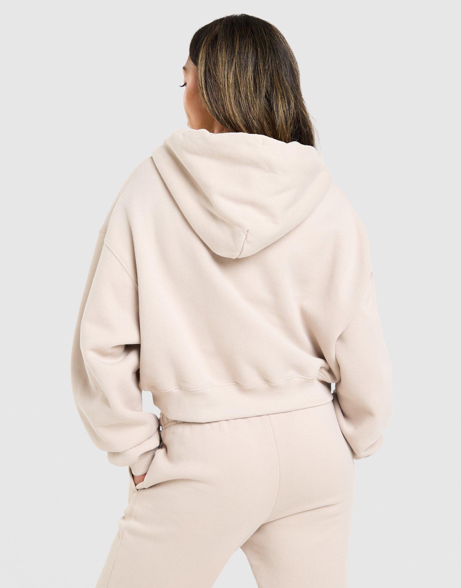 Nike Studio Fleece Cropped Full Zip Hoodie