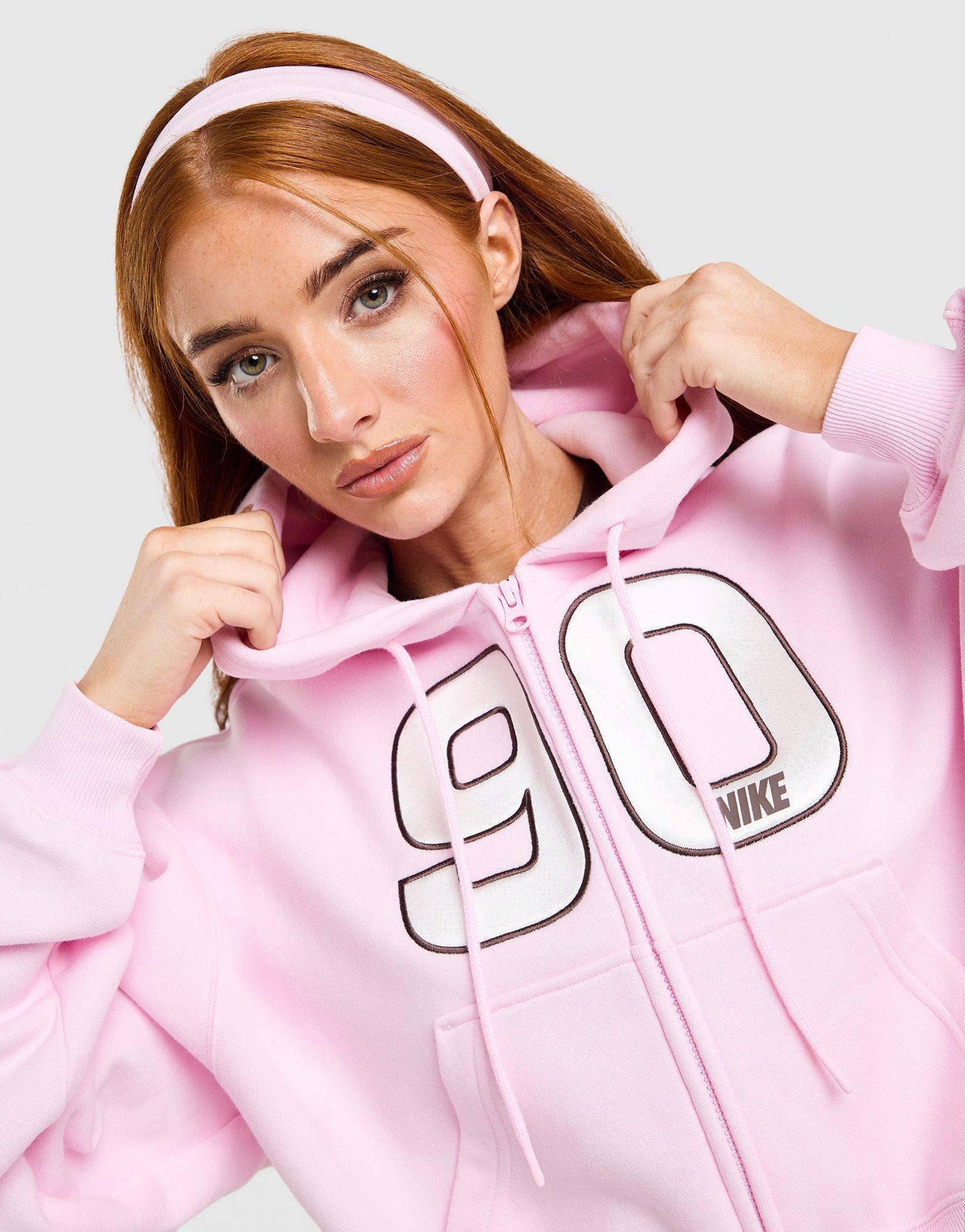 Nike Studio 90 Oversized Crop Full-Zip Hoodie