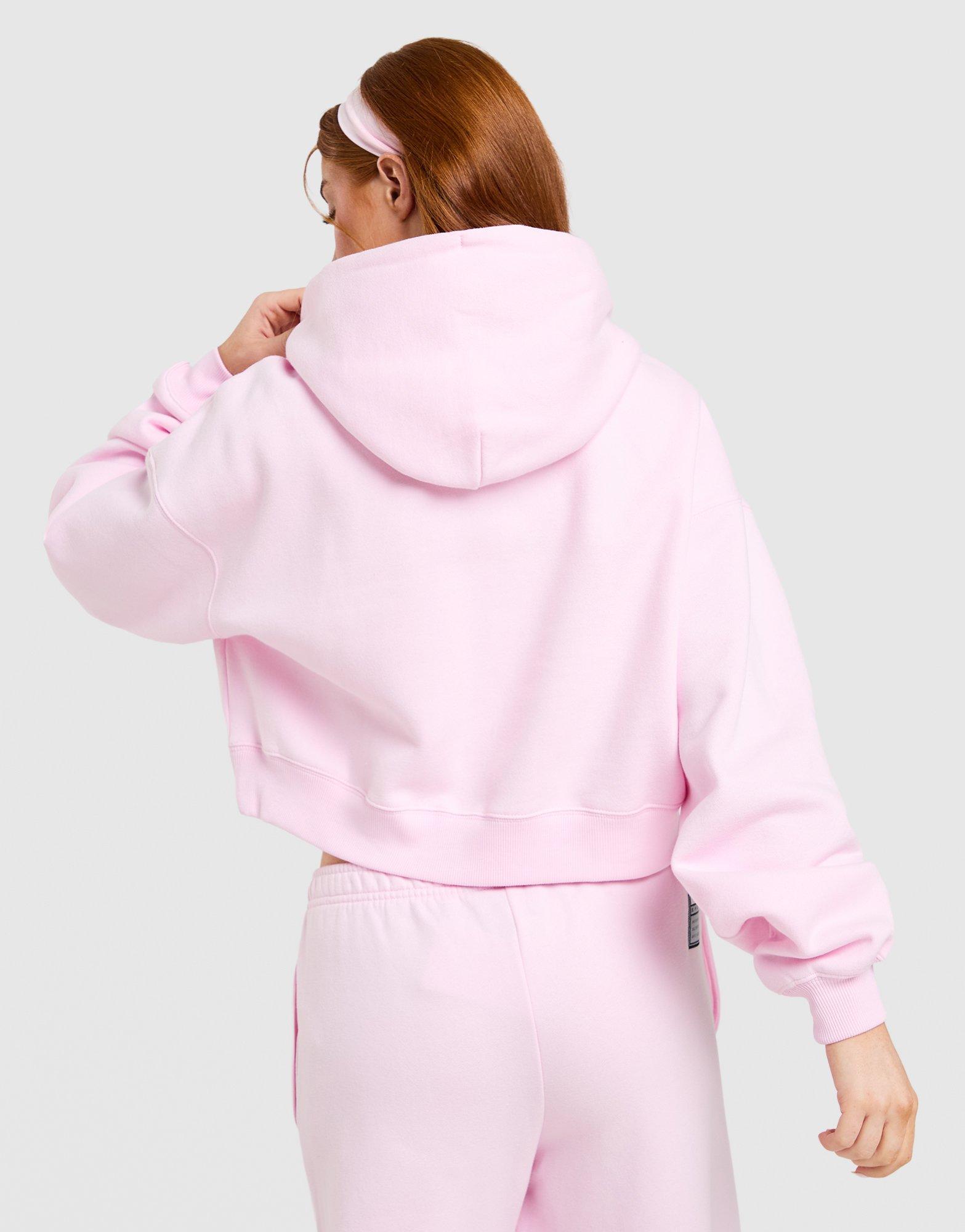 Nike Studio 90 Oversized Crop Full-Zip Hoodie