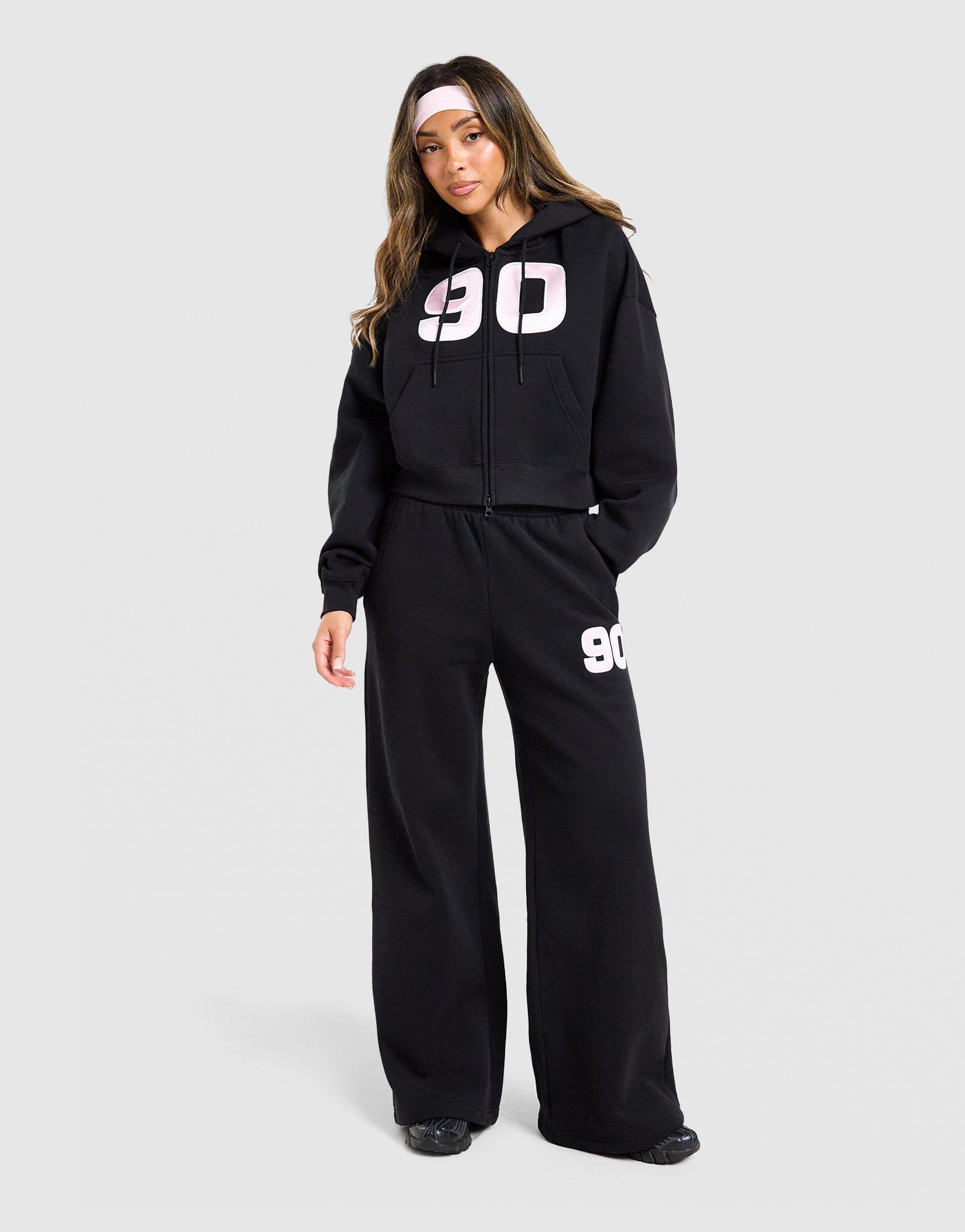 Nike Studio 90 Oversized Crop Full-Zip Hoodie
