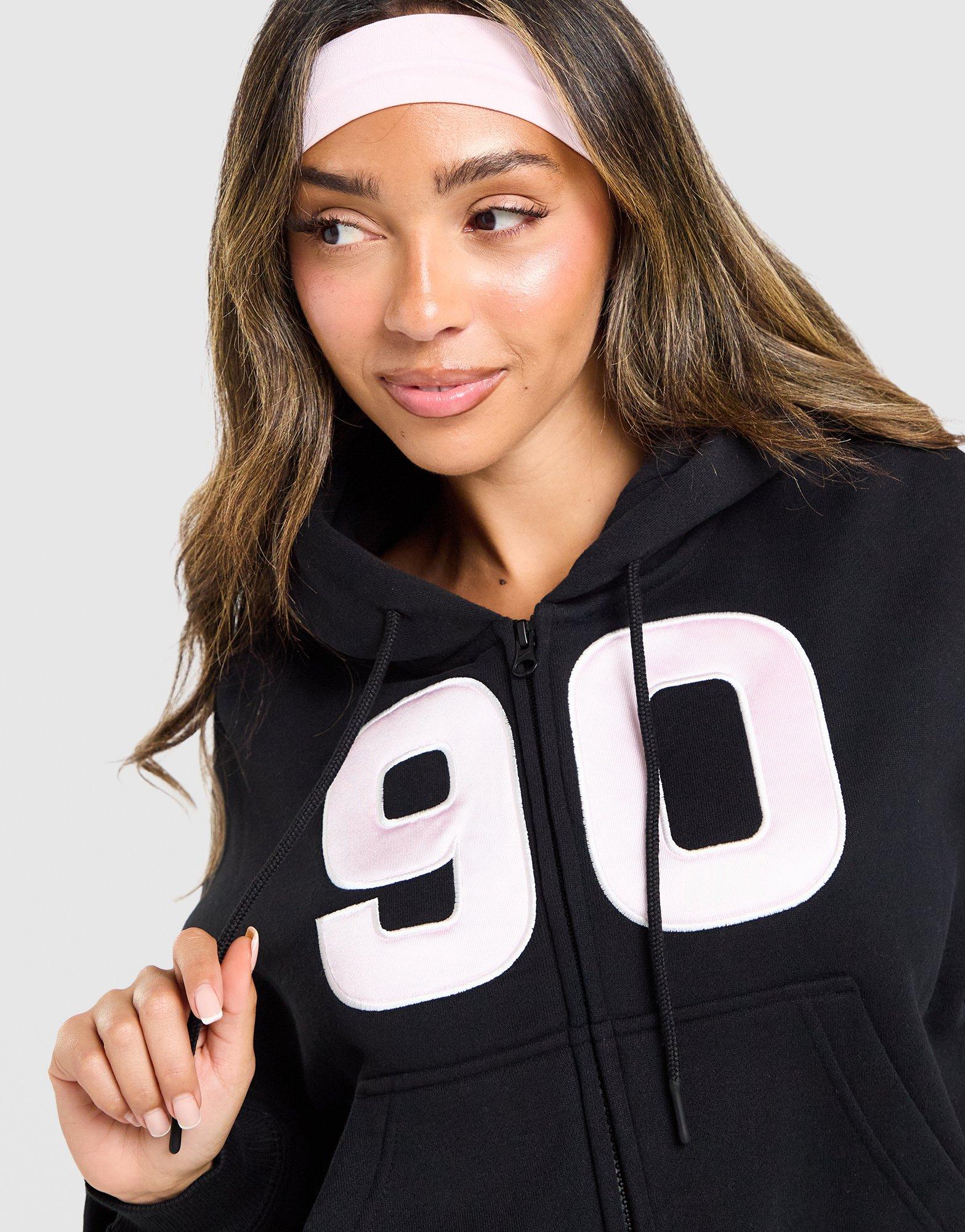 Nike Studio 90 Oversized Crop Full-Zip Hoodie