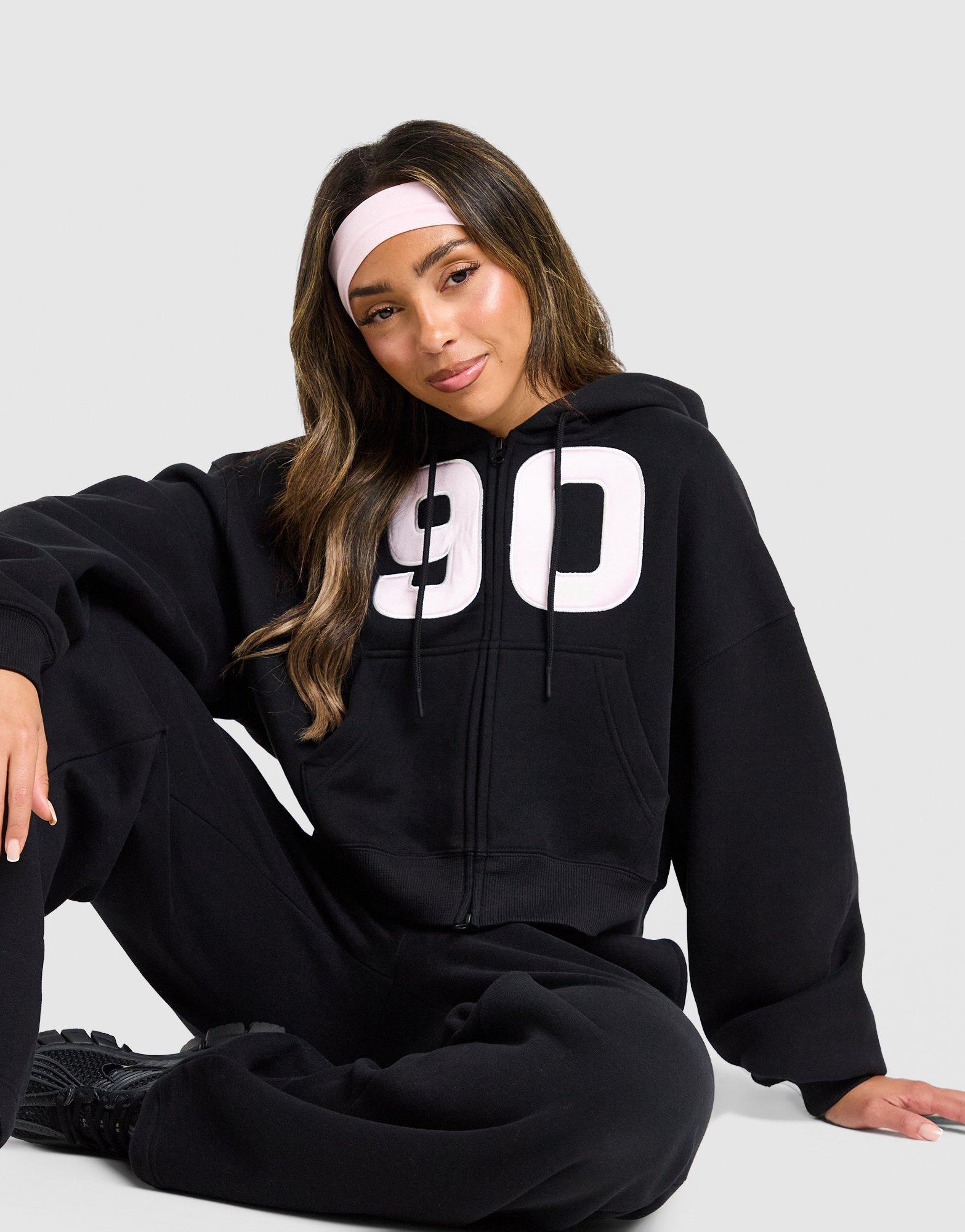 Nike Studio 90 Oversized Crop Full Zip Hoodie