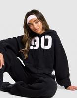 Nike Studio 90 Oversized Crop Full Zip Hoodie