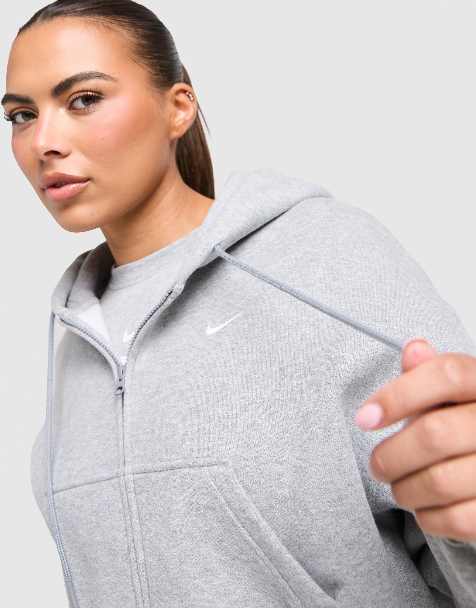 Nike Sweat à capuche court Studio Fleece zippé