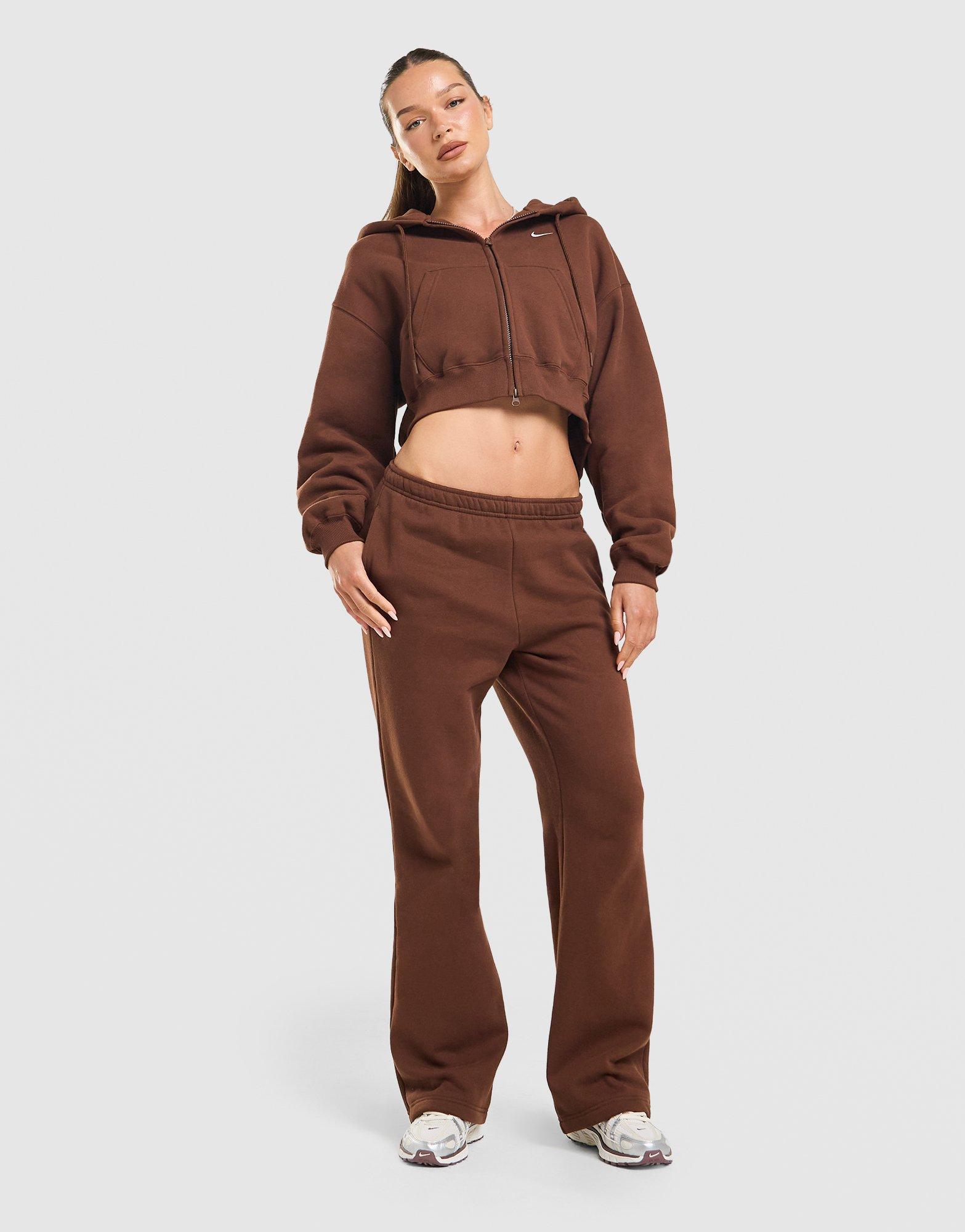 Nike Studio Fleece Cropped Full-Zip Hoodie