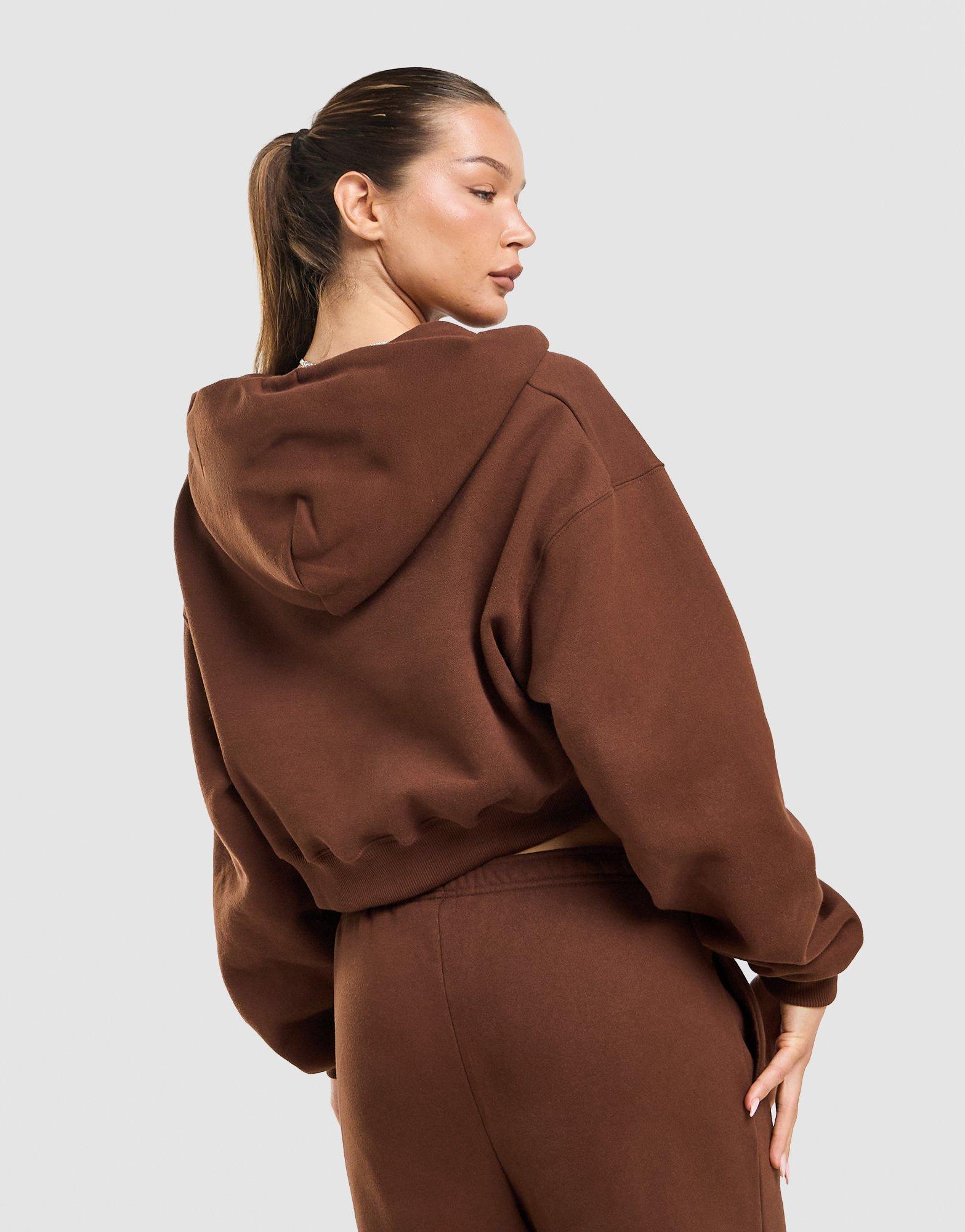 Nike Studio Fleece Cropped Full-Zip Hoodie
