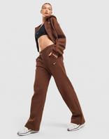 Nike Damesbroek met halfhoge taille en open zoom Studio Fleece Medium Weight
