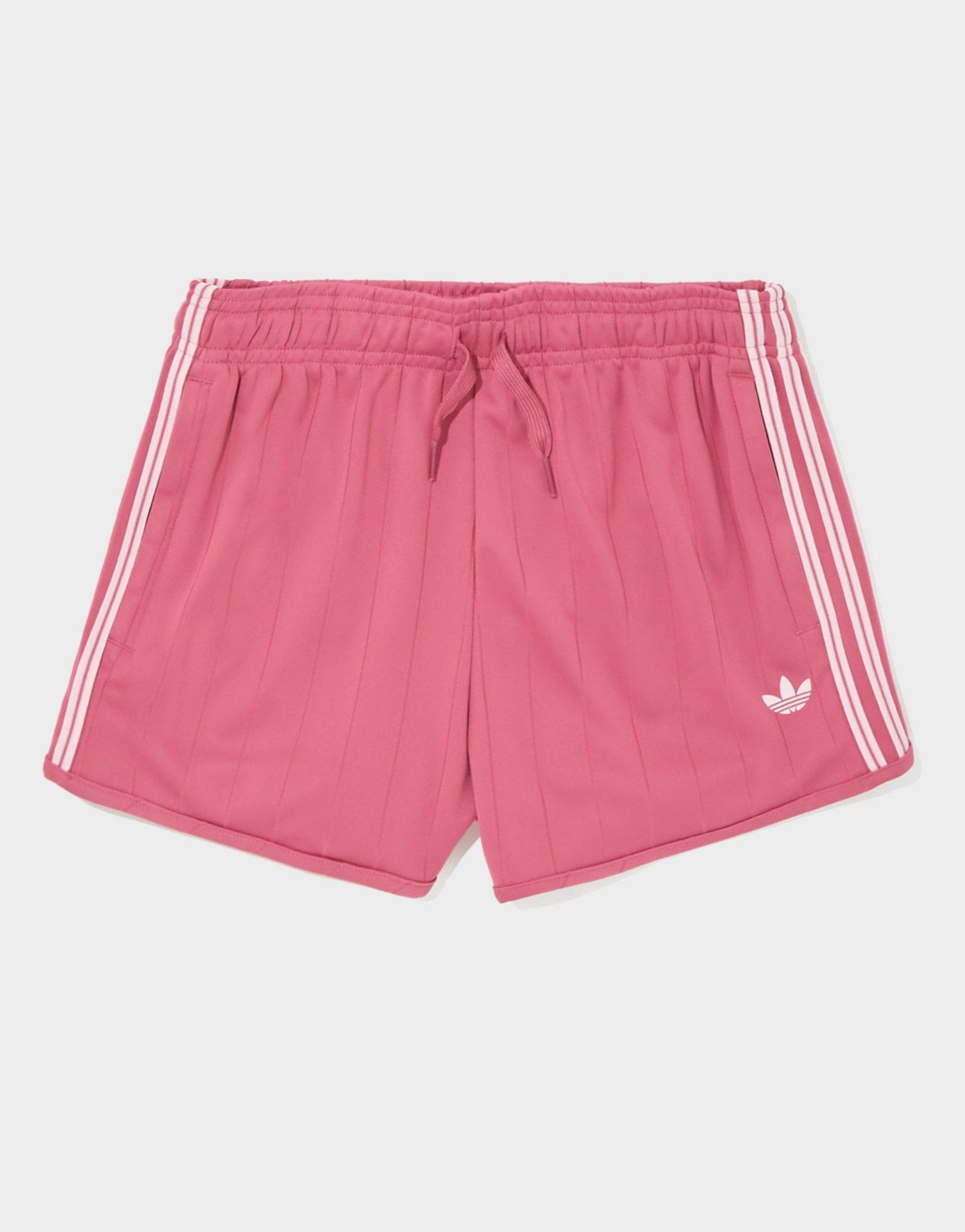 adidas Originals Girls' Poly 3-Stripes Shorts Junior