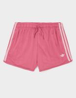 adidas Originals Girls' Poly 3-Stripes Shorts Junior