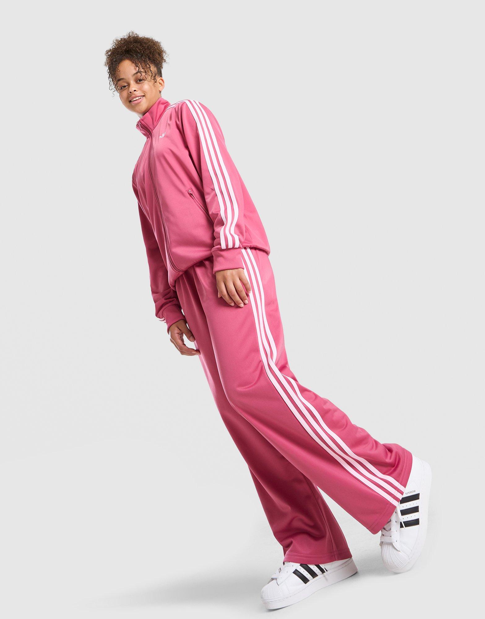 adidas Originals Girls' Firebird Wide Leg Joggers Junior