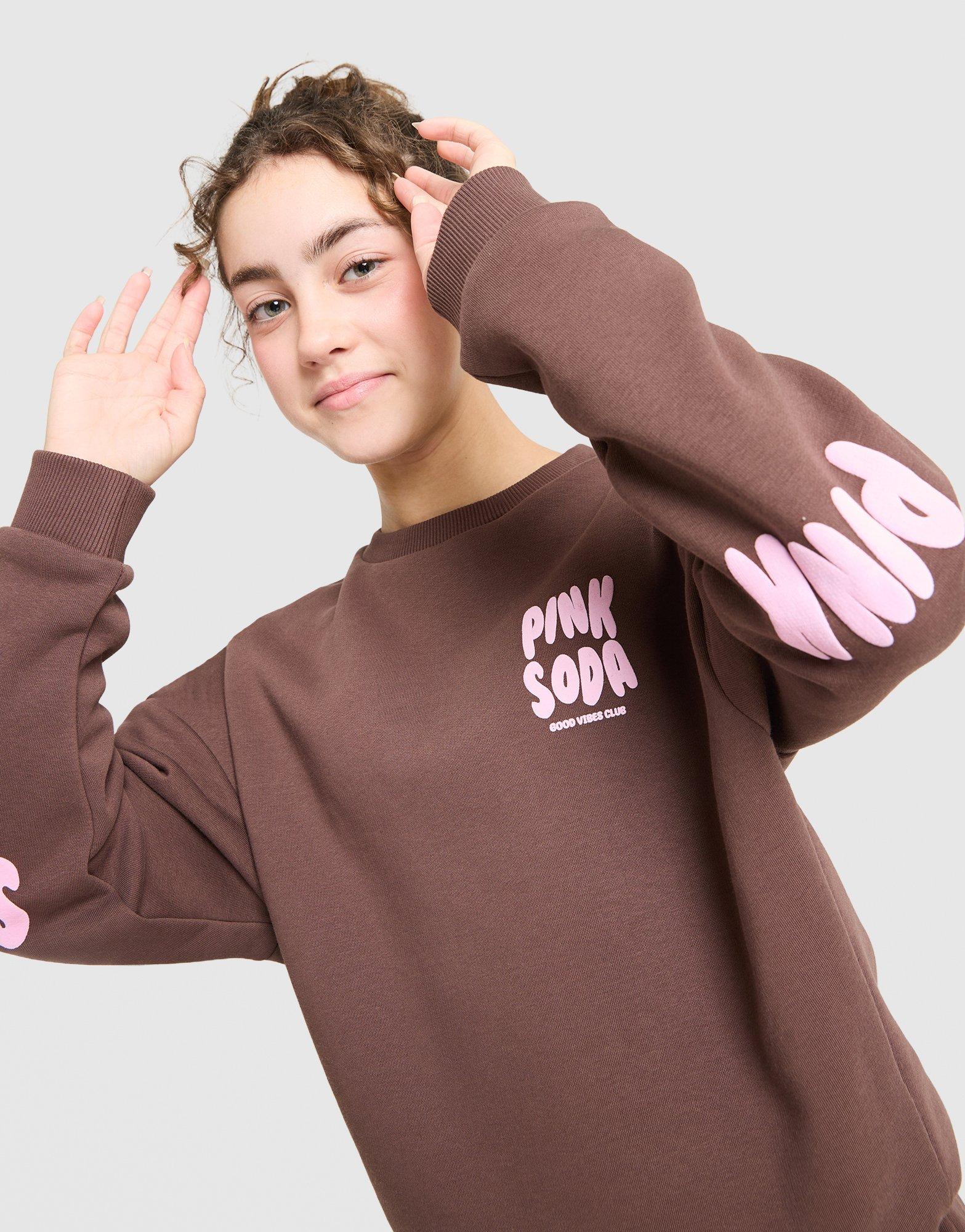 Pink Soda Sport Girls' Crew Tracksuit Junior