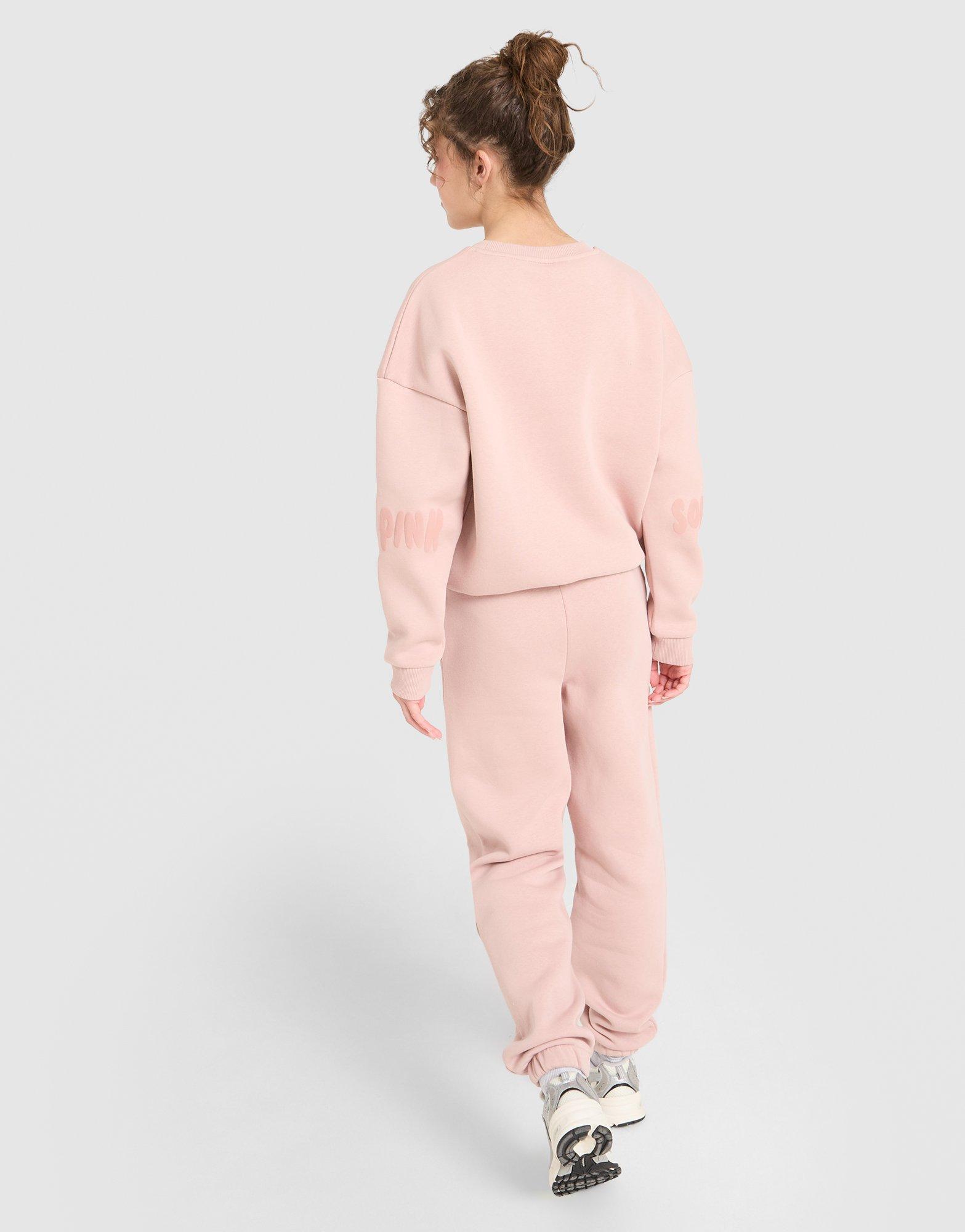 Pink Soda Sport Girls' Crew Tracksuit Junior