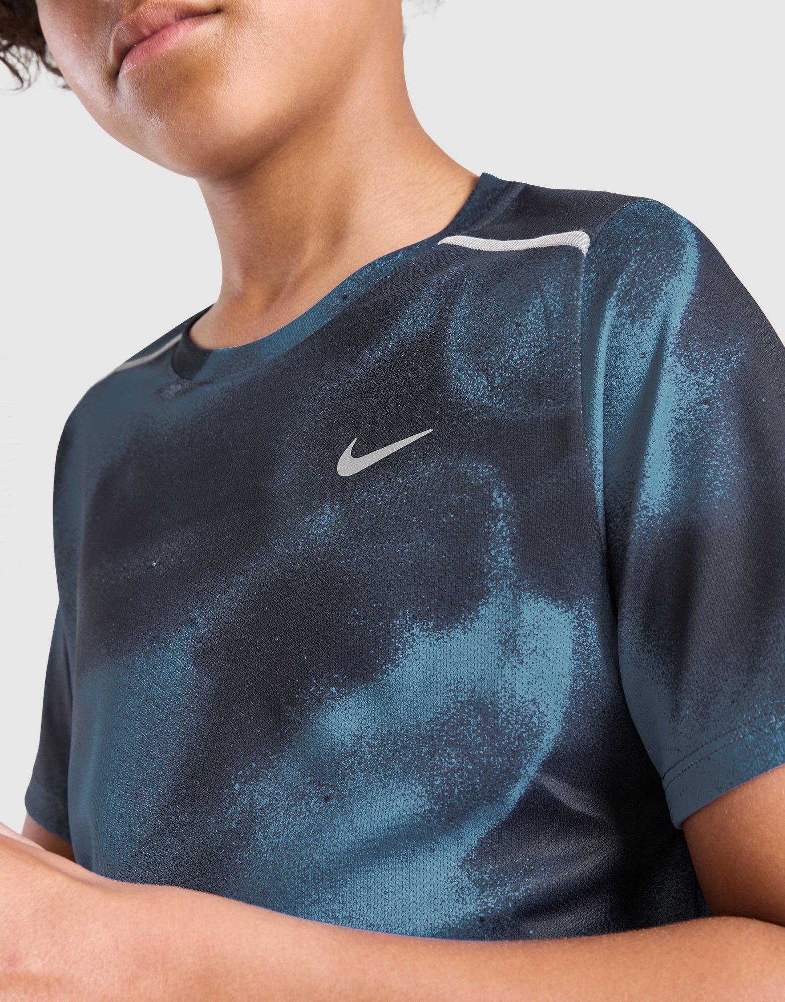 Nike Miler All Over Print T-Shirt Junior