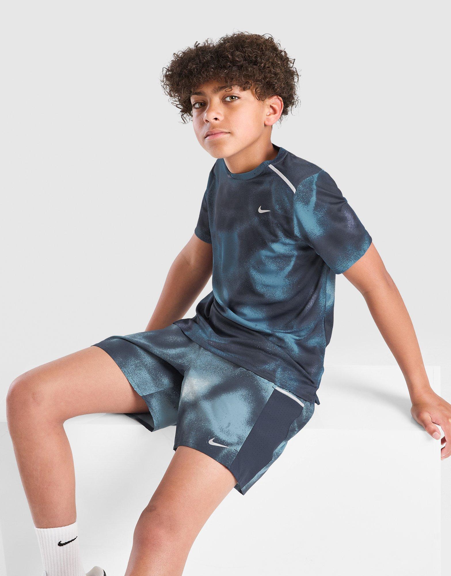 Nike Miler All Over Print T-Shirt Junior