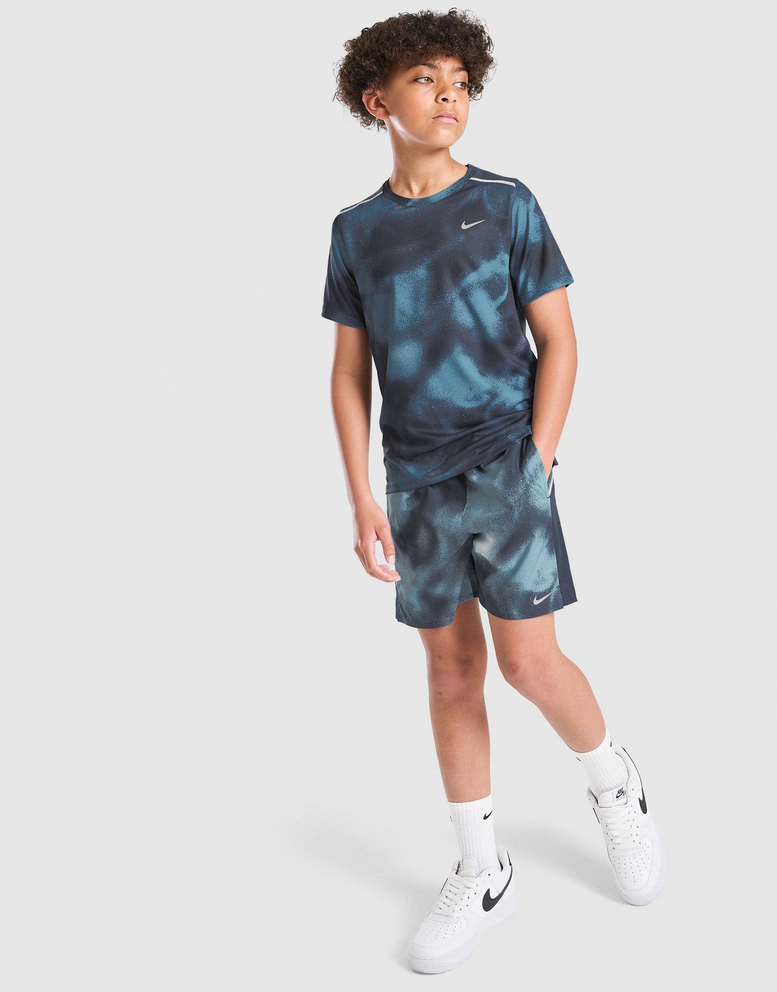 Nike Miler All Over Print T-Shirt Junior