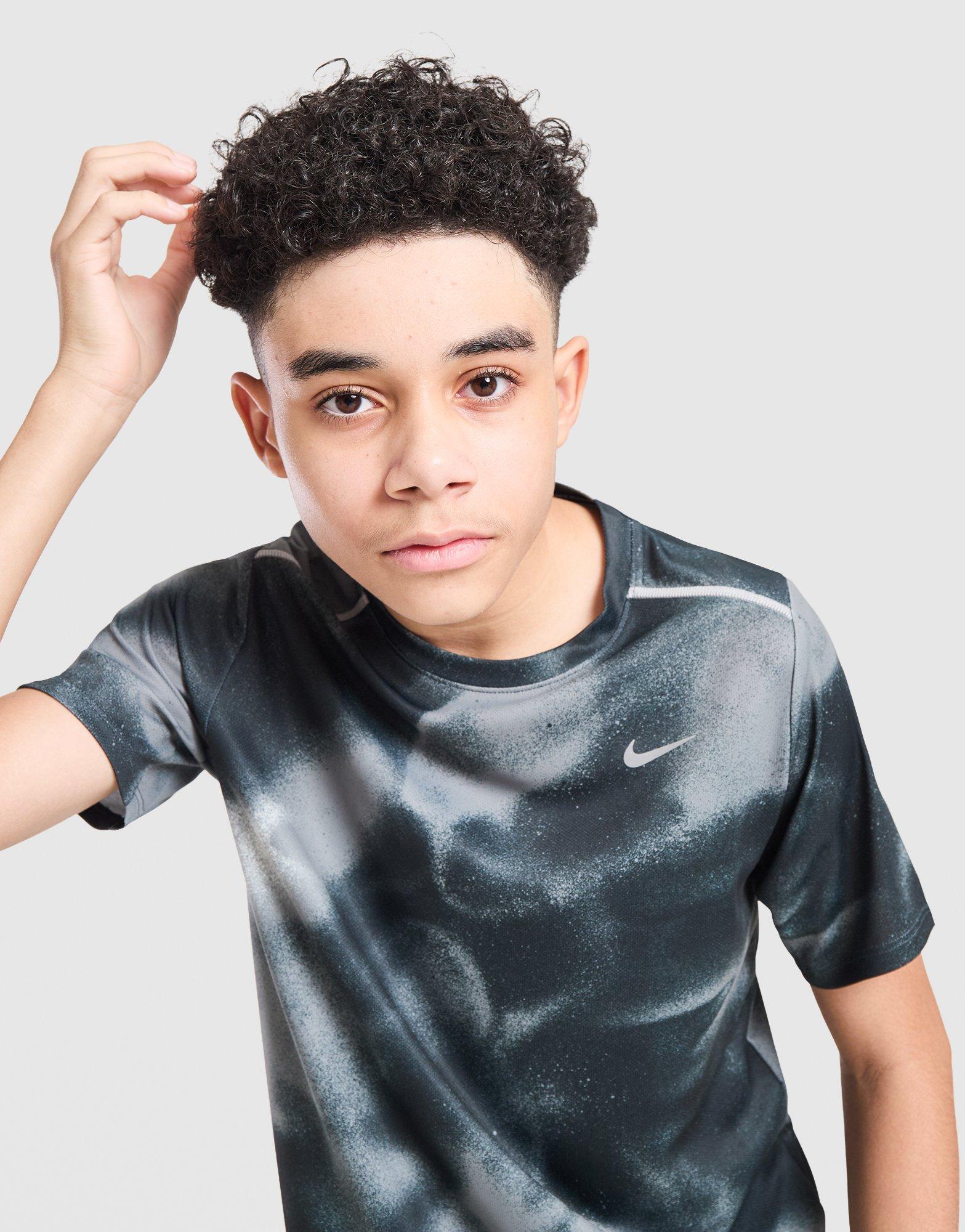 Nike Miler All Over Print T-Shirt Junior