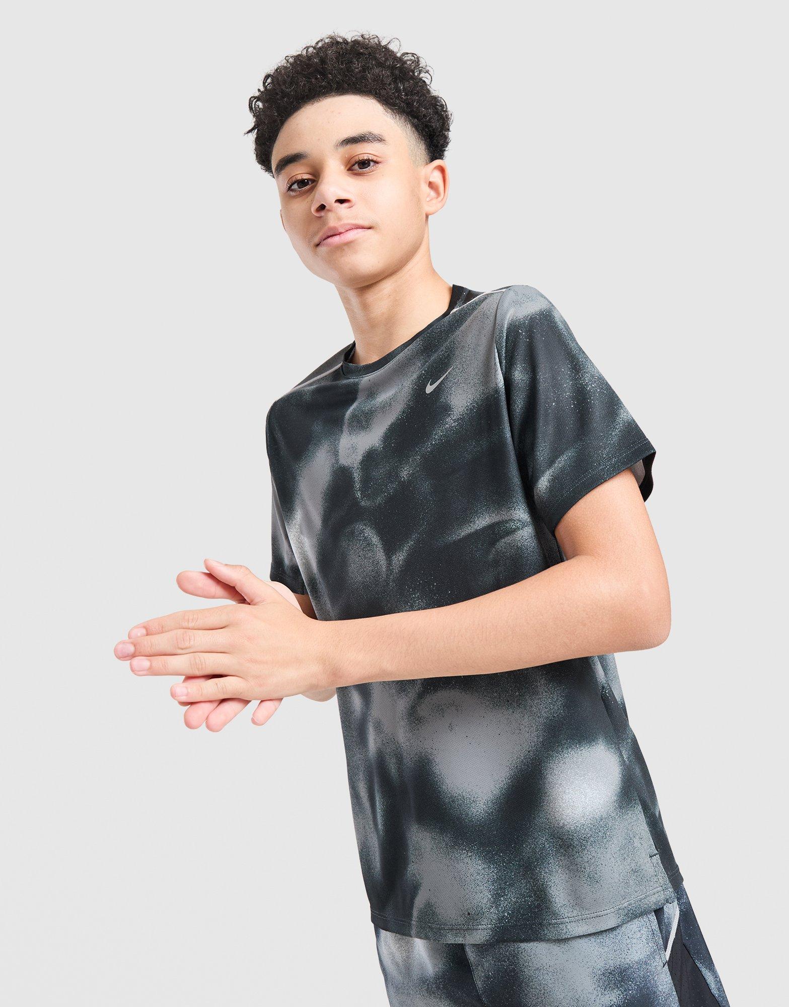 Nike Miler All Over Print T-Shirt Junior