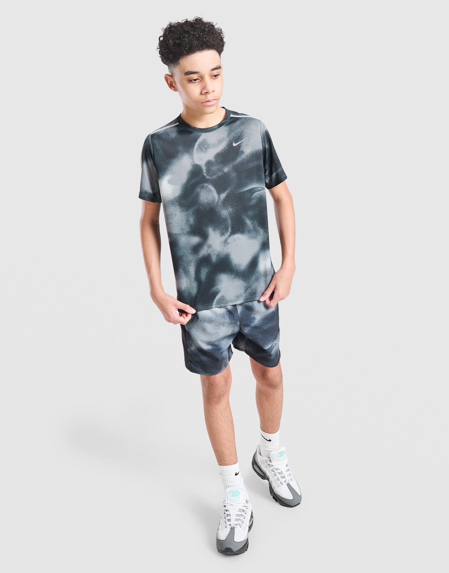 Nike Miler All Over Print T-Shirt Junior