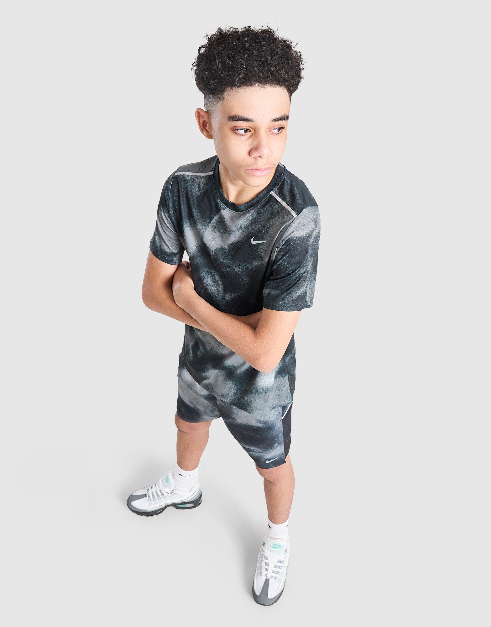 Nike Miler All Over Print T-Shirt Junior