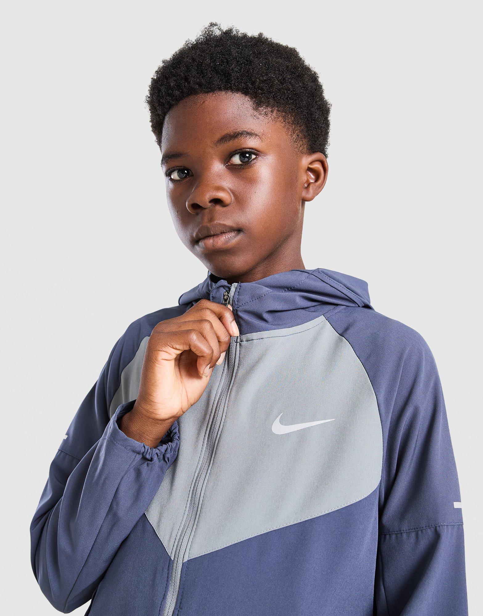 Nike Miler Colour Block Jacket Junior