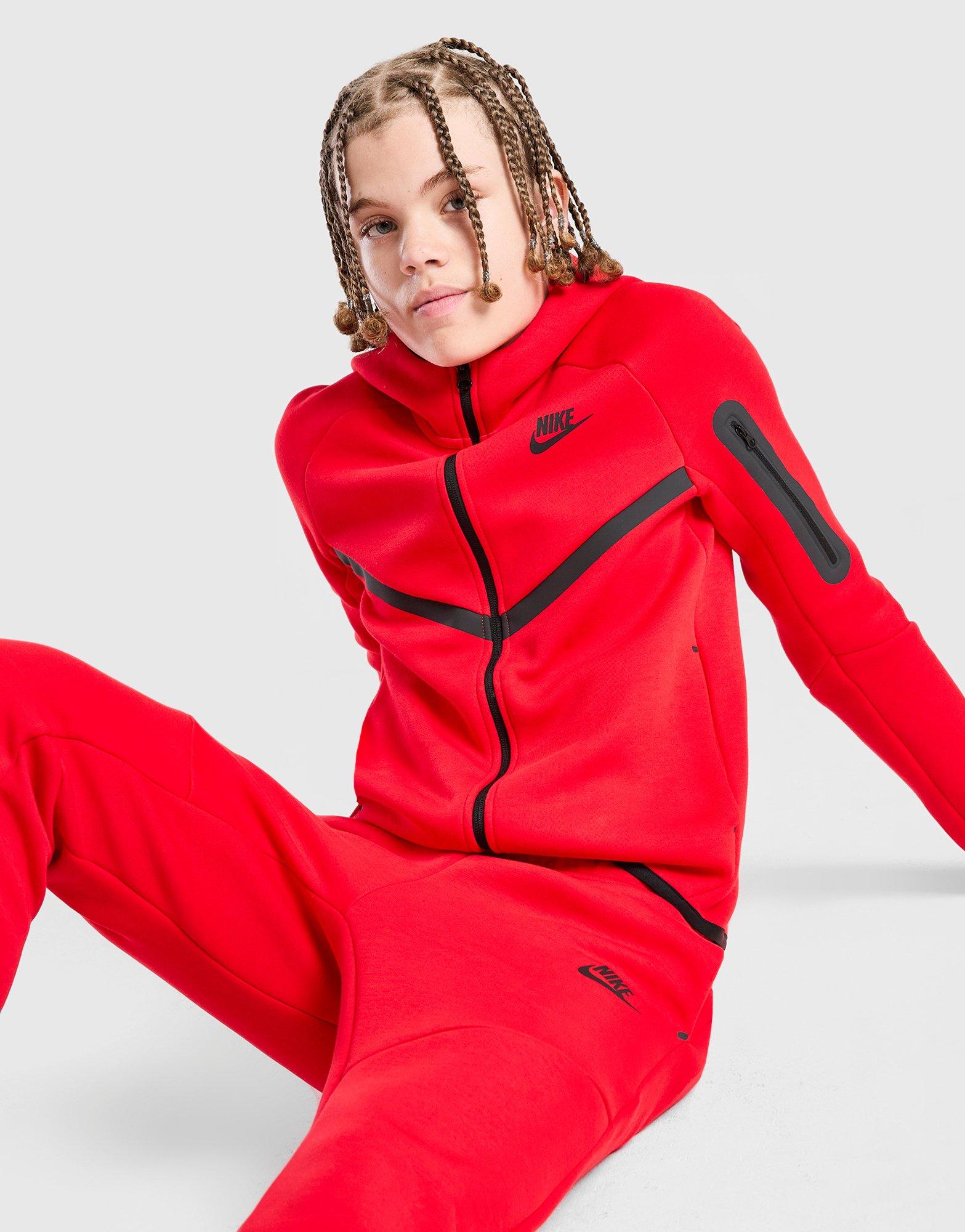 Nike Felpa con Cappuccio Full Zip Tech Fleece Junior