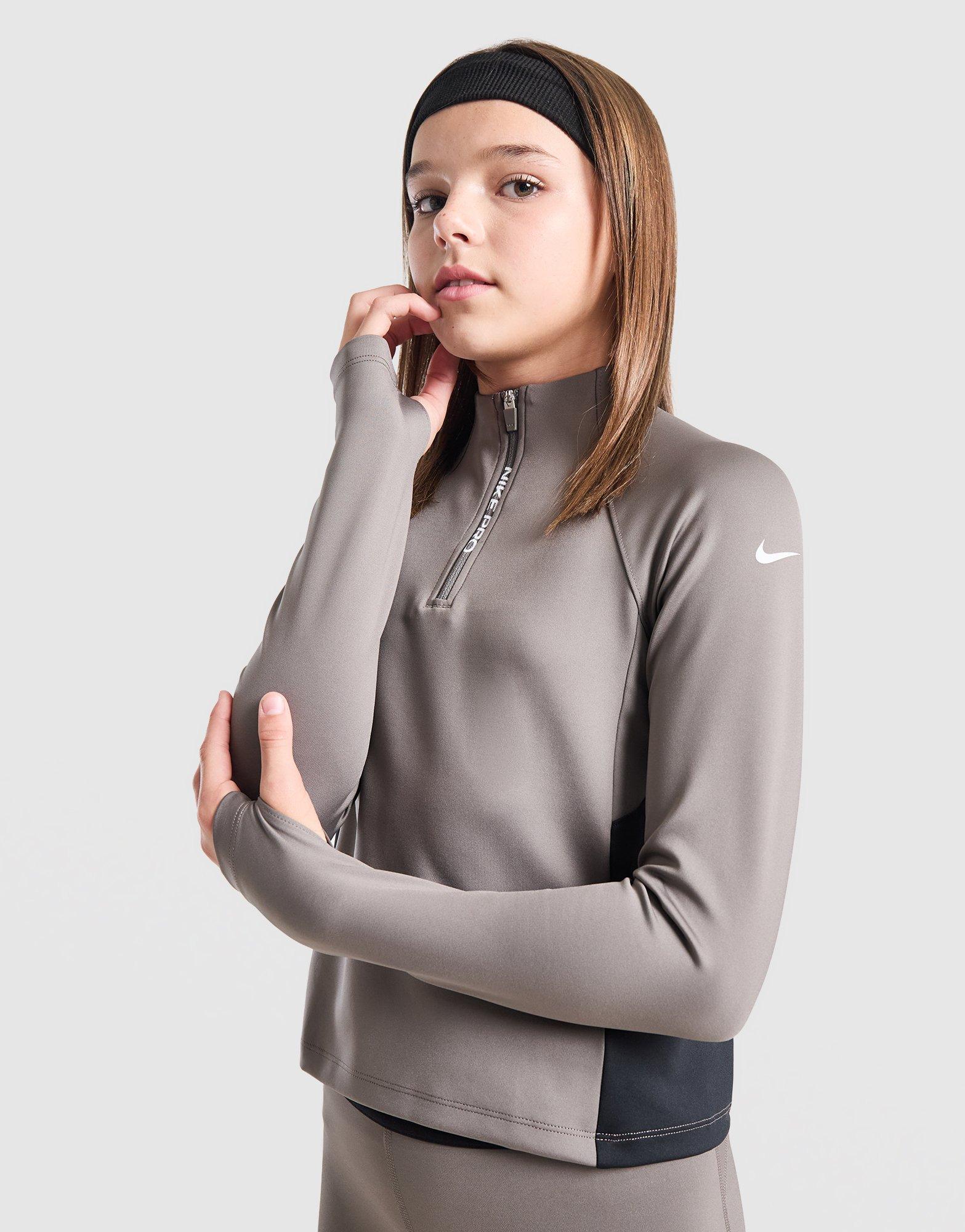 Nike Girls' Long Sleeve 1/2 Zip Top Junior