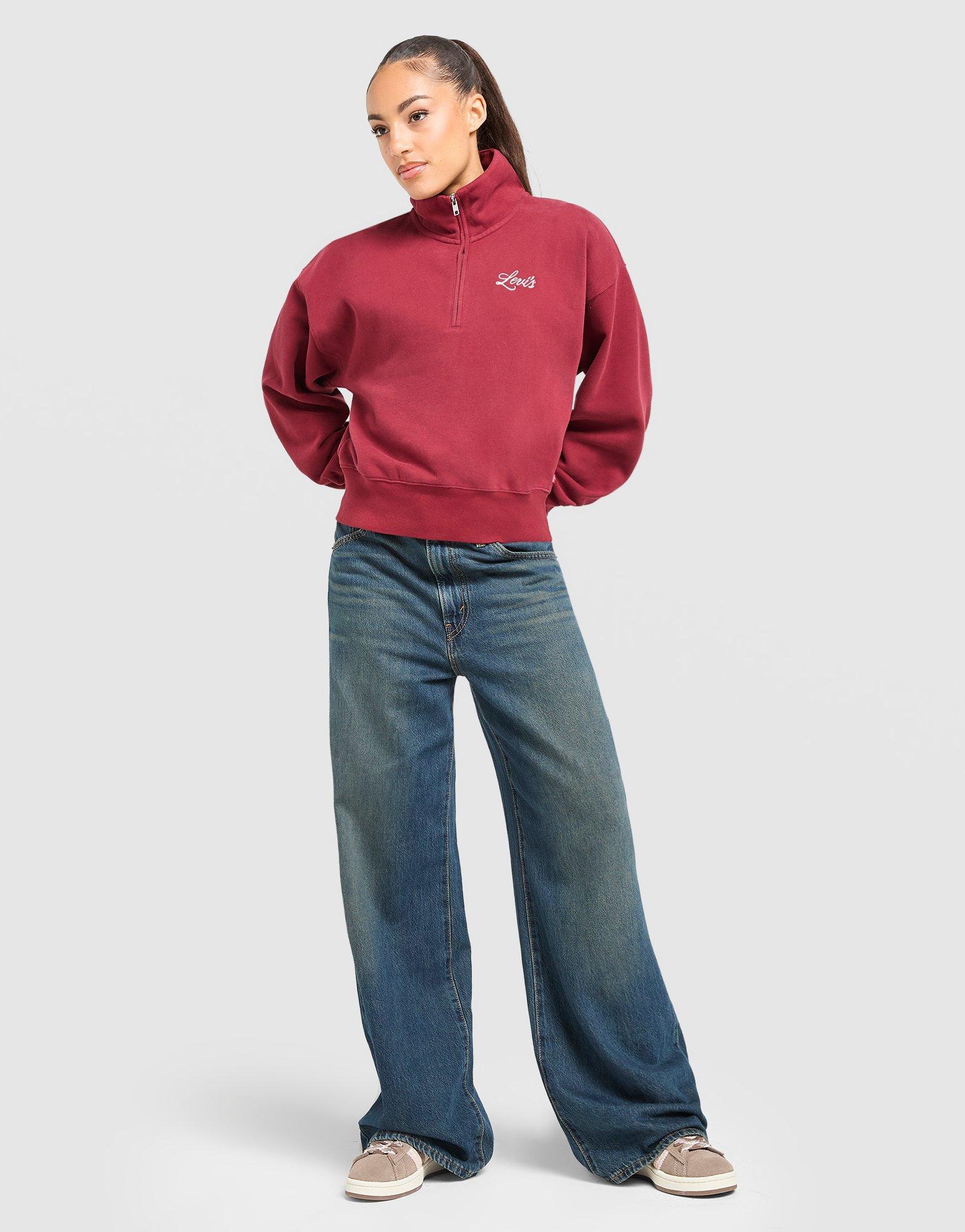 LEVI'S Swirl 1/4 Zip Sweatshirt