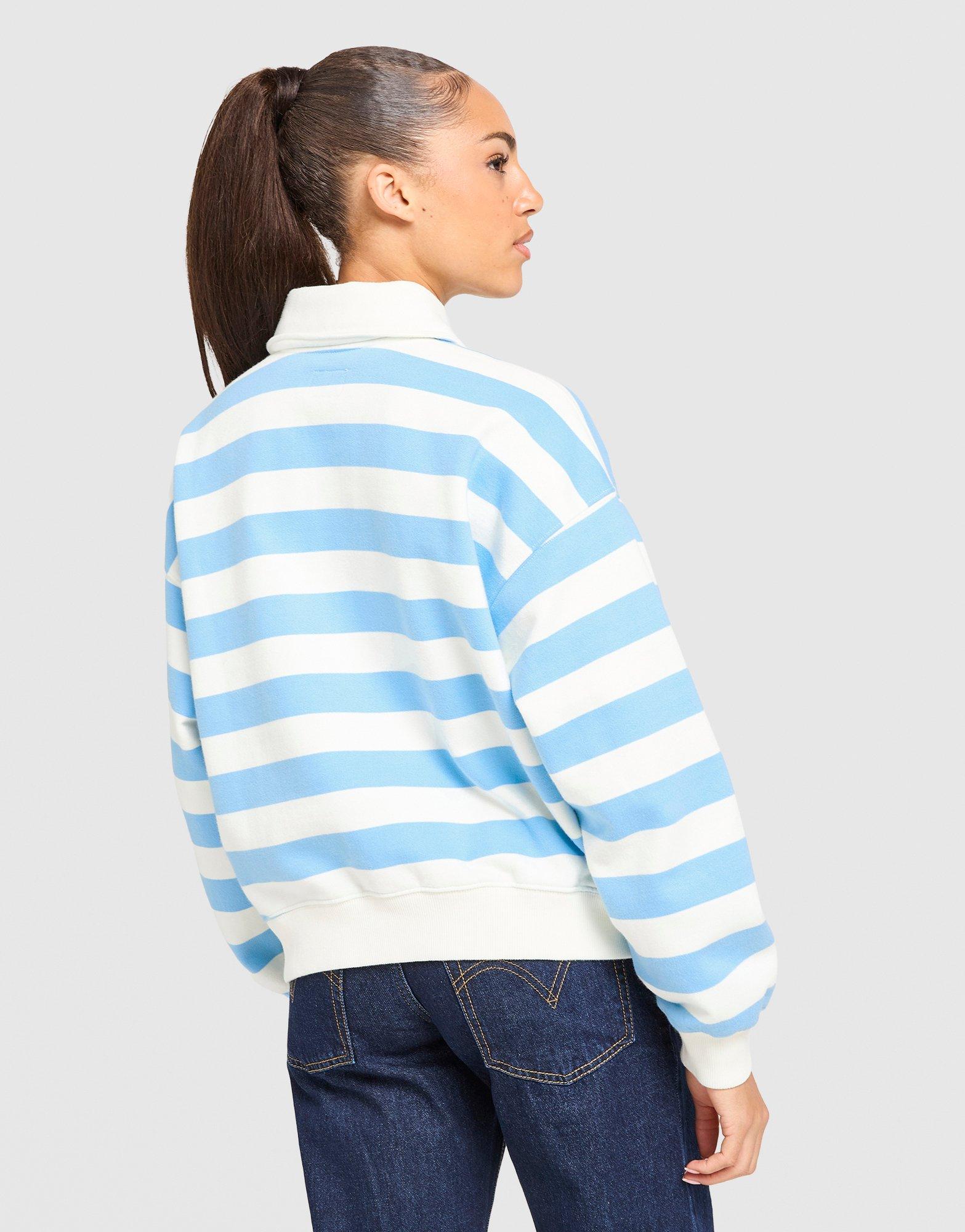 LEVI'S Stripe Rugby Fleece Sweatshirt