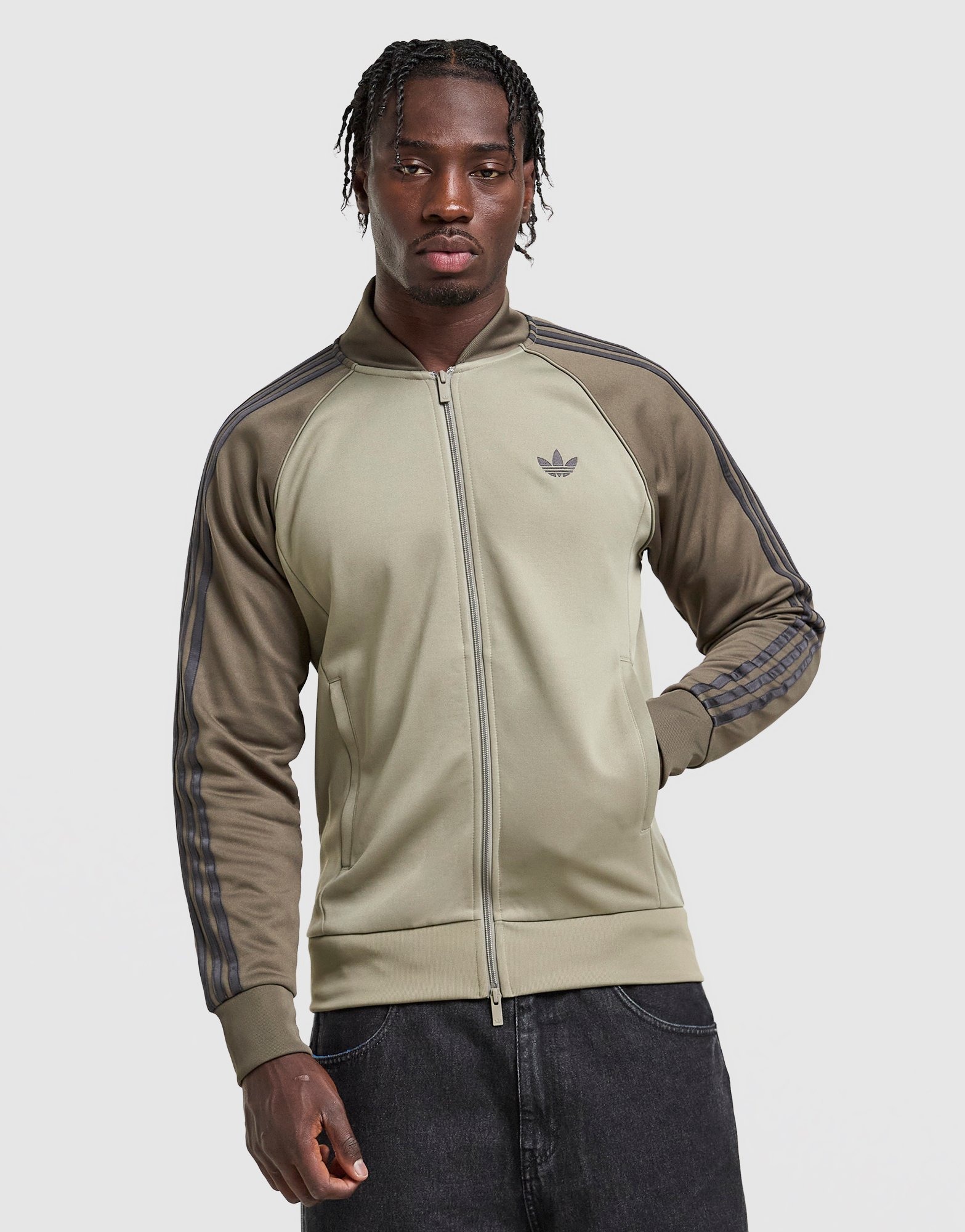 Green adidas Originals SST Track Top | JD Sports UK