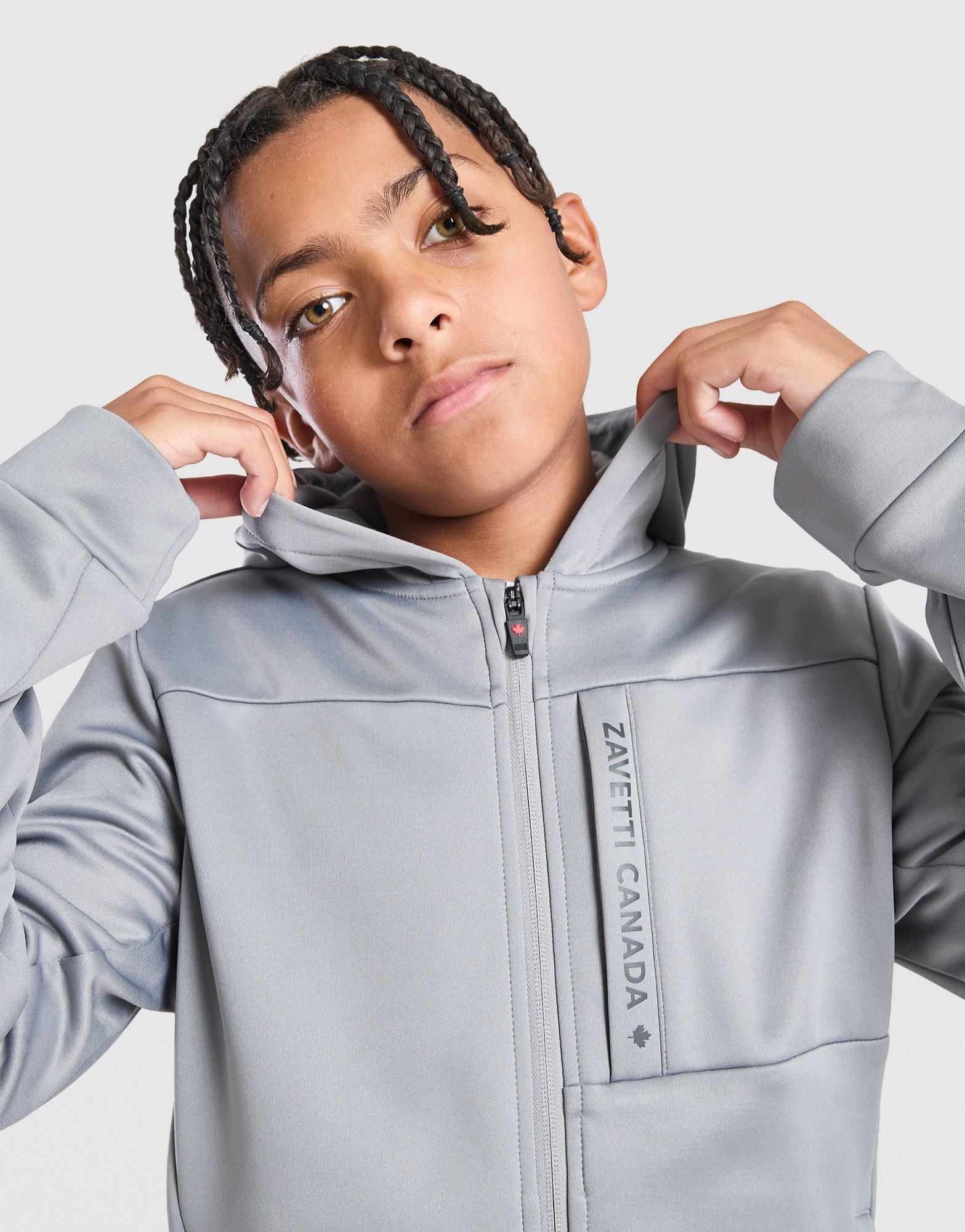 Zavetti Canada Fallonino Fleece Full Zip Hoodie Junior