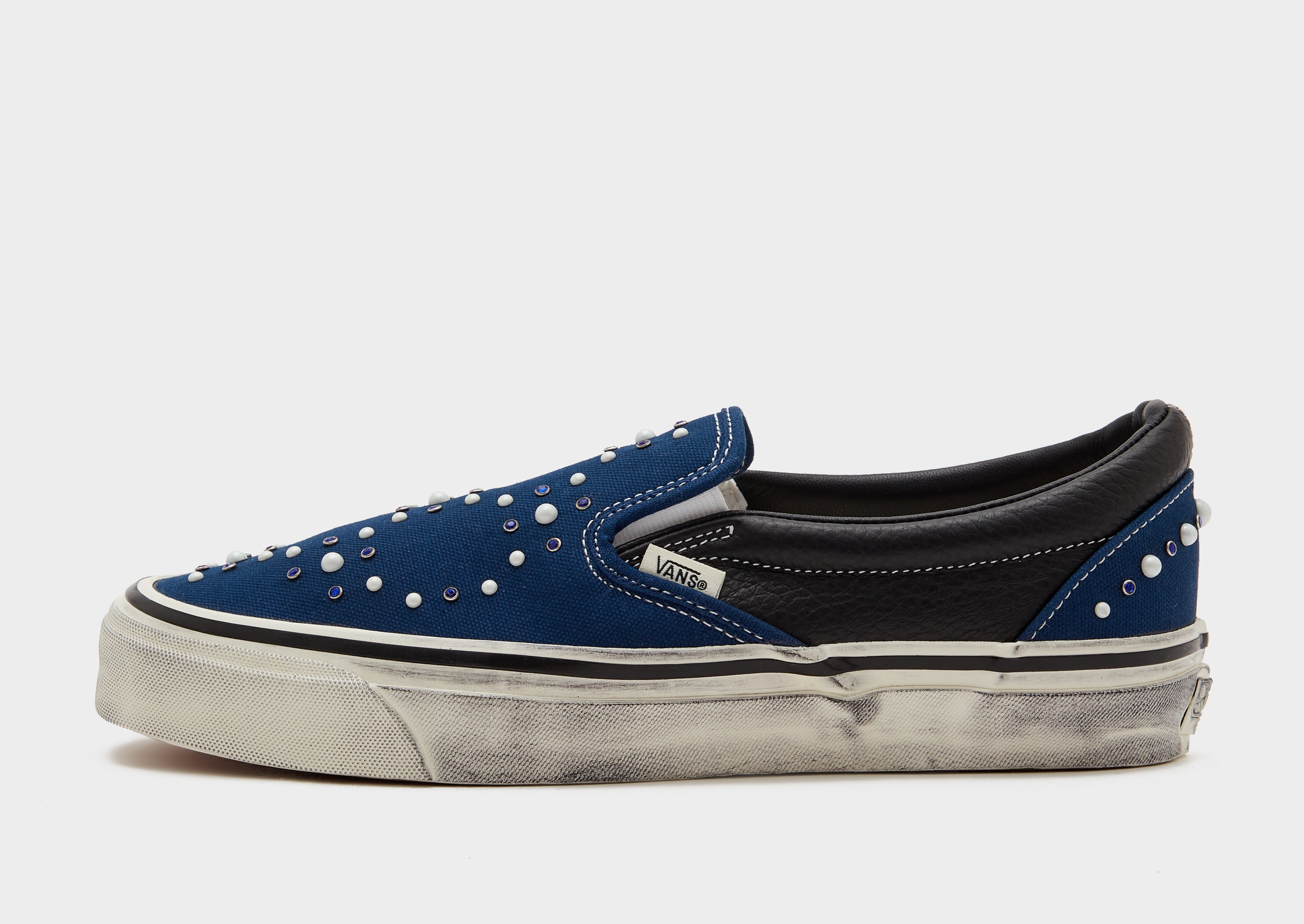 Blue Vans Premium Classic Slip-On - JD Sports België