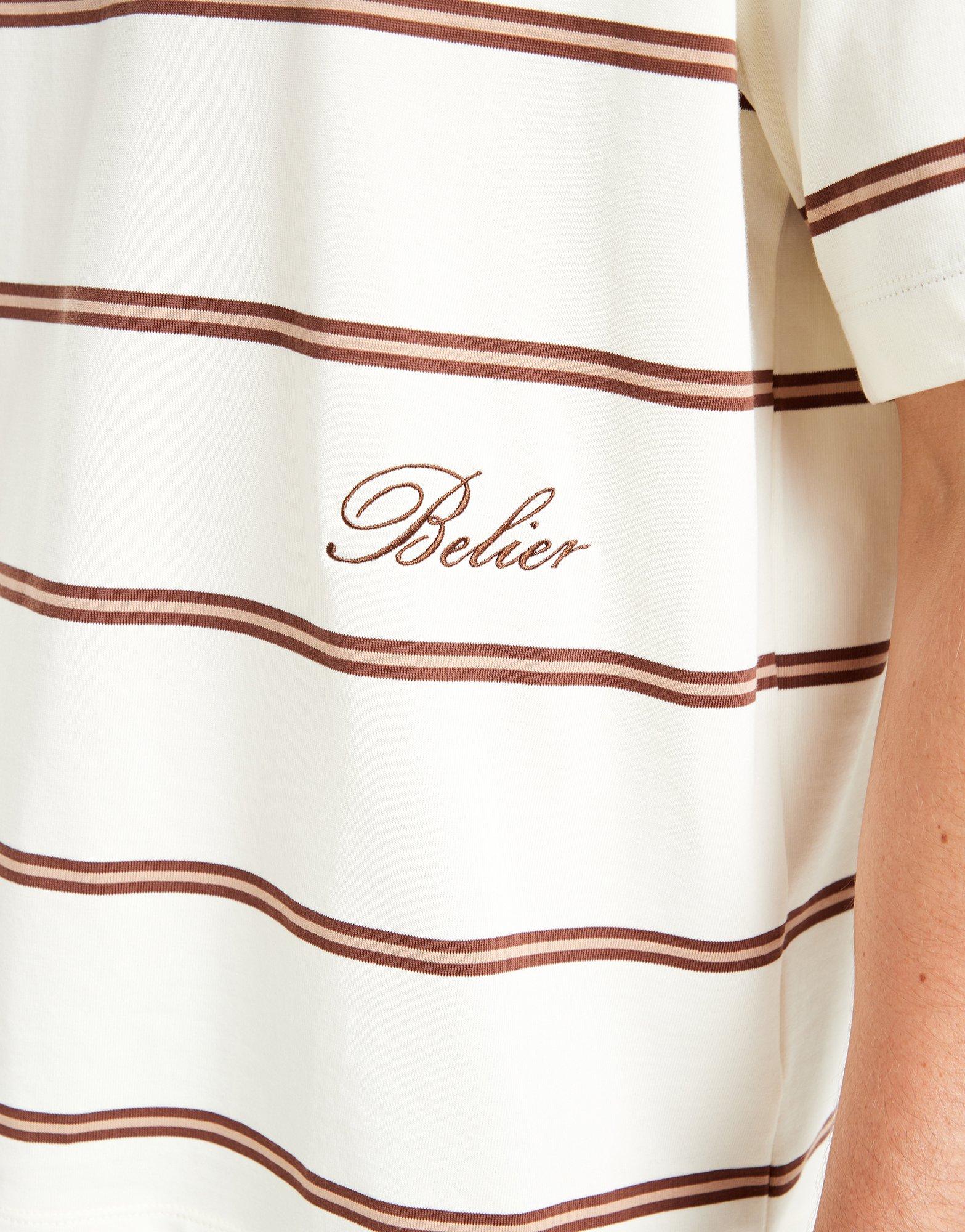 Belier Stripe Script T-Shirt
