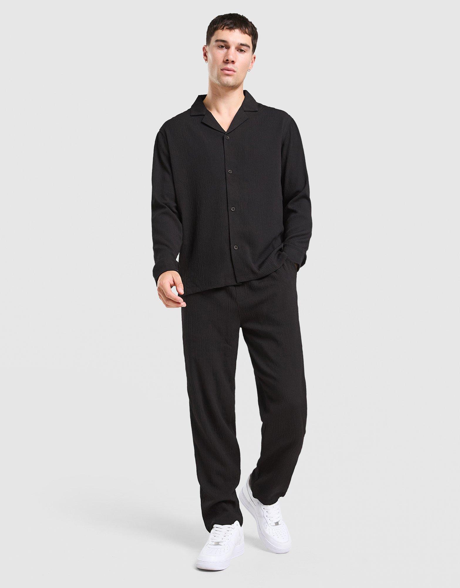 Belier Seersucker Straight Pants