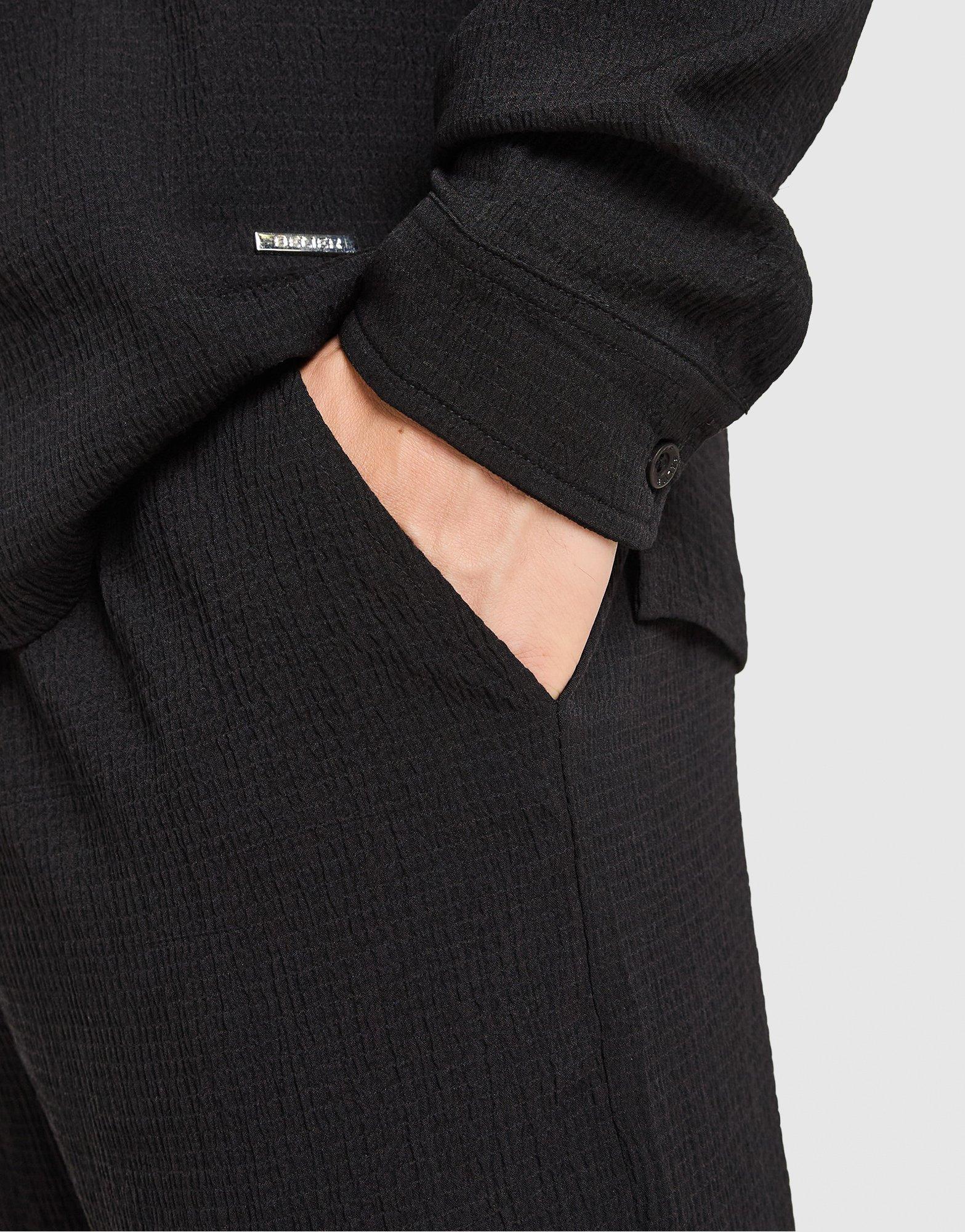 Belier Seersucker Straight Pants