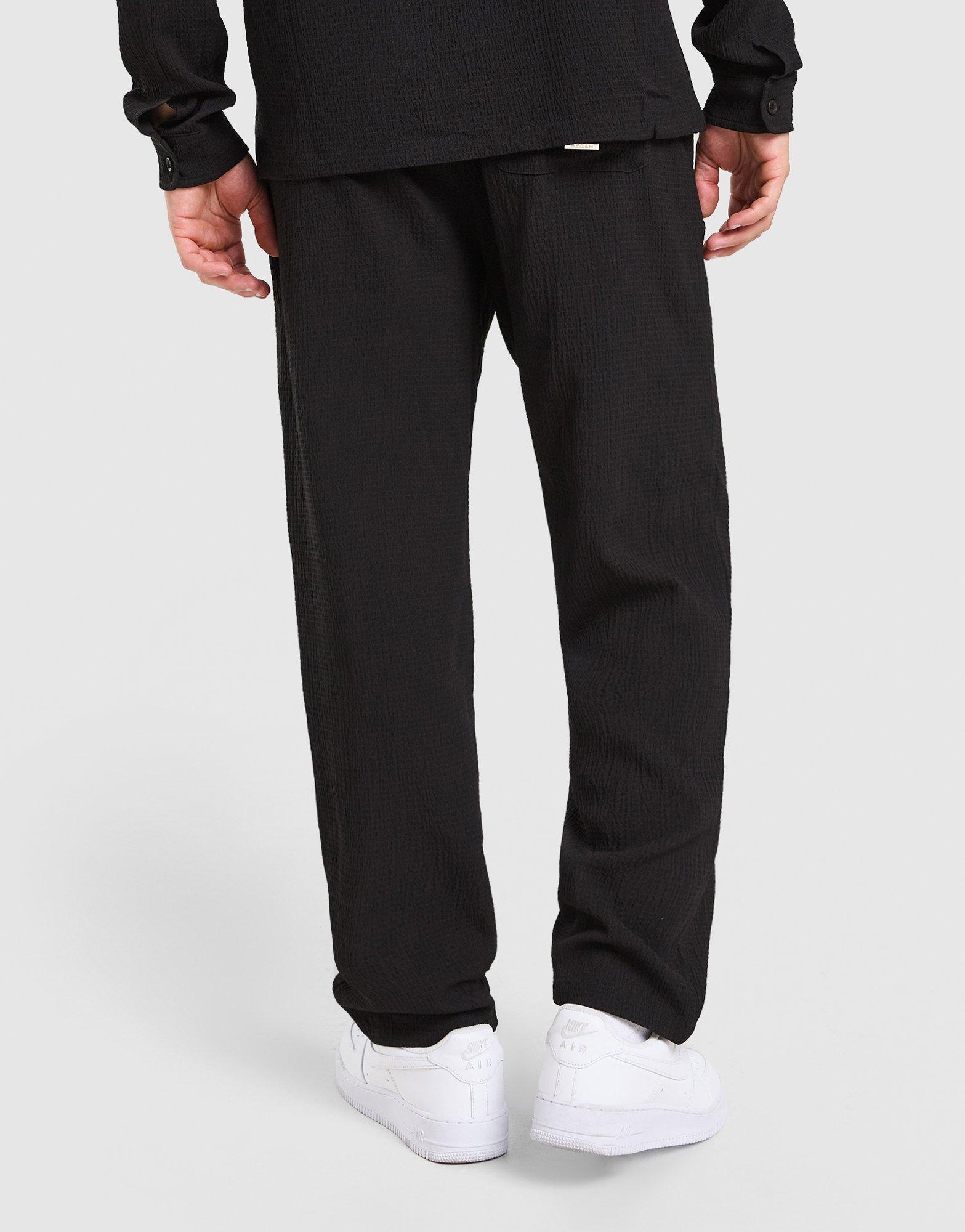 Belier Seersucker Straight Pants