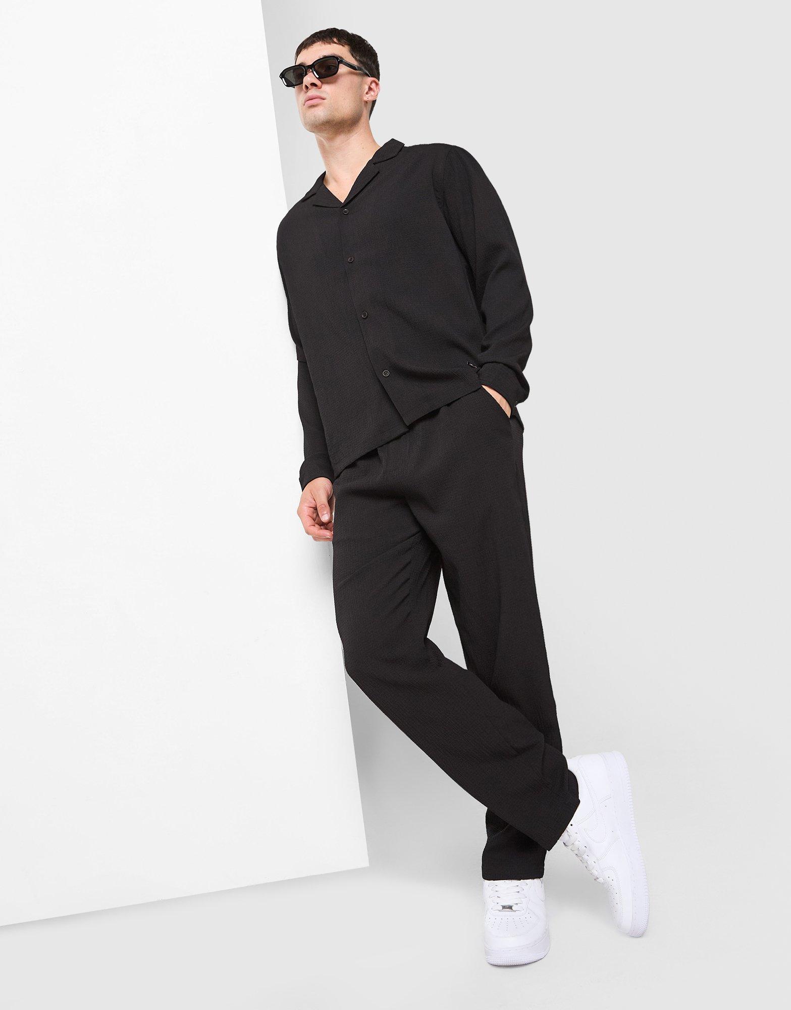 Belier Seersucker Straight Pants