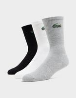 Lacoste Lot de 3 paires de chaussettes Crocodile