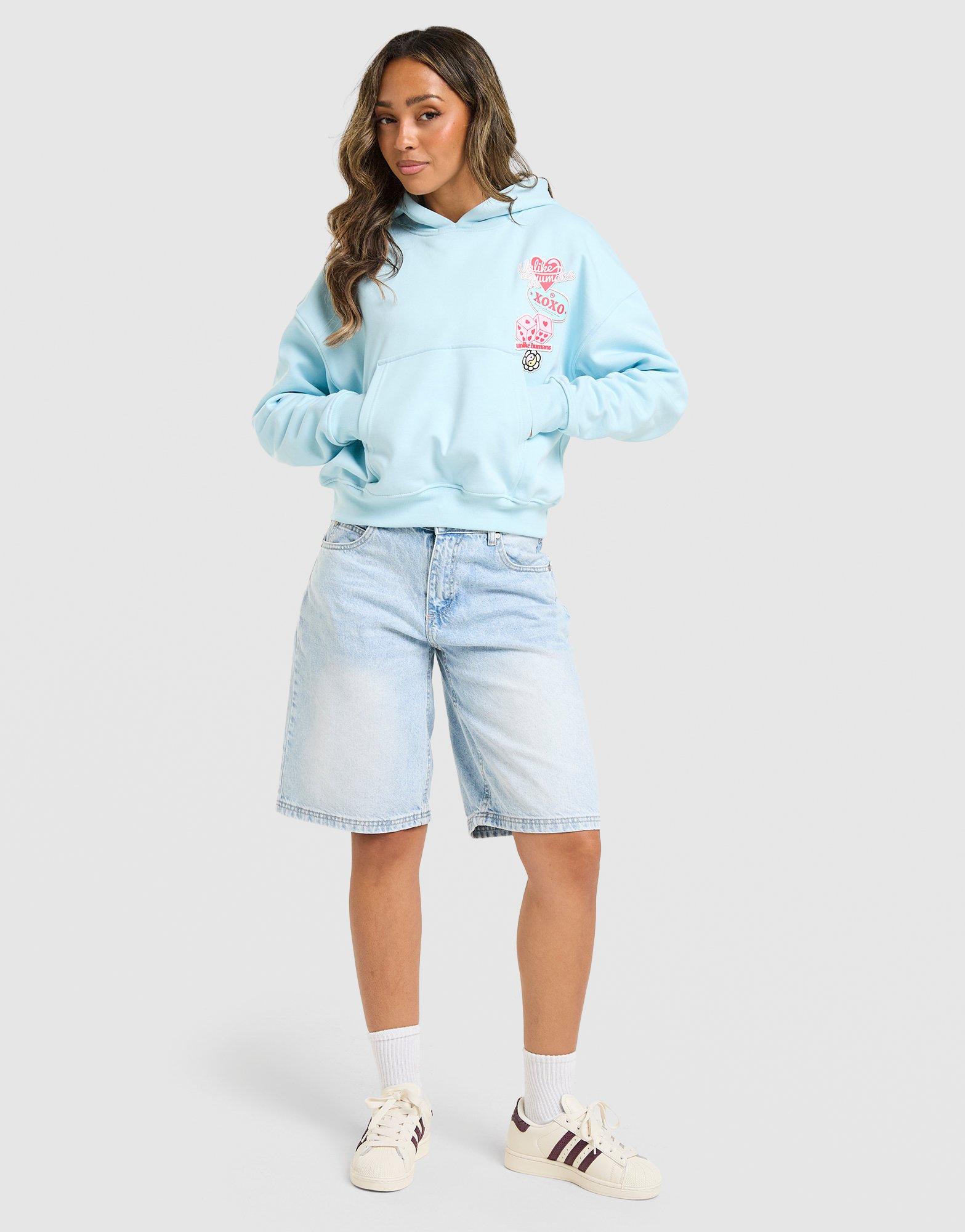 Unlike Humans Patch Boxy Hoodie