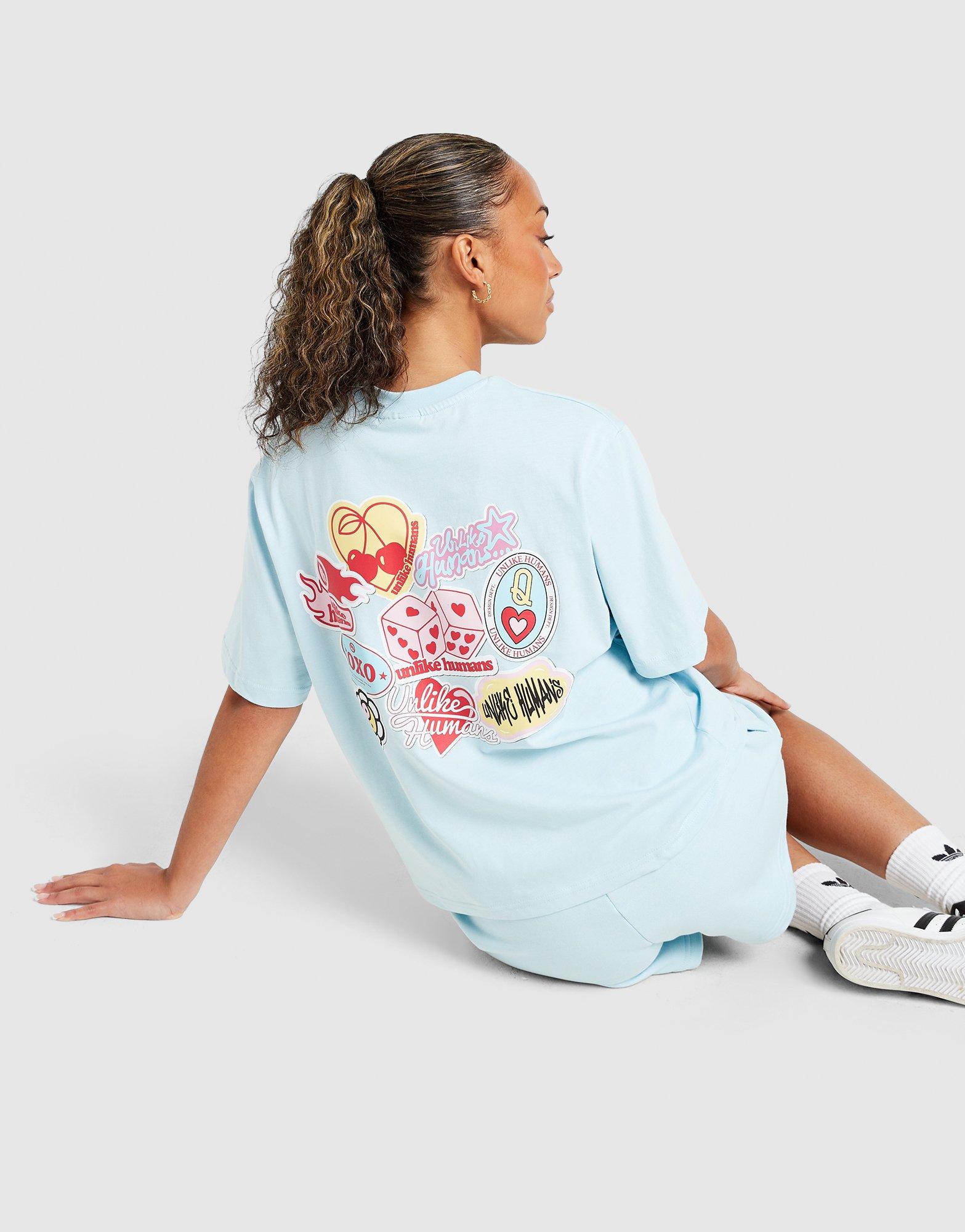 Unlike Humans Patch Boxy T-Shirt