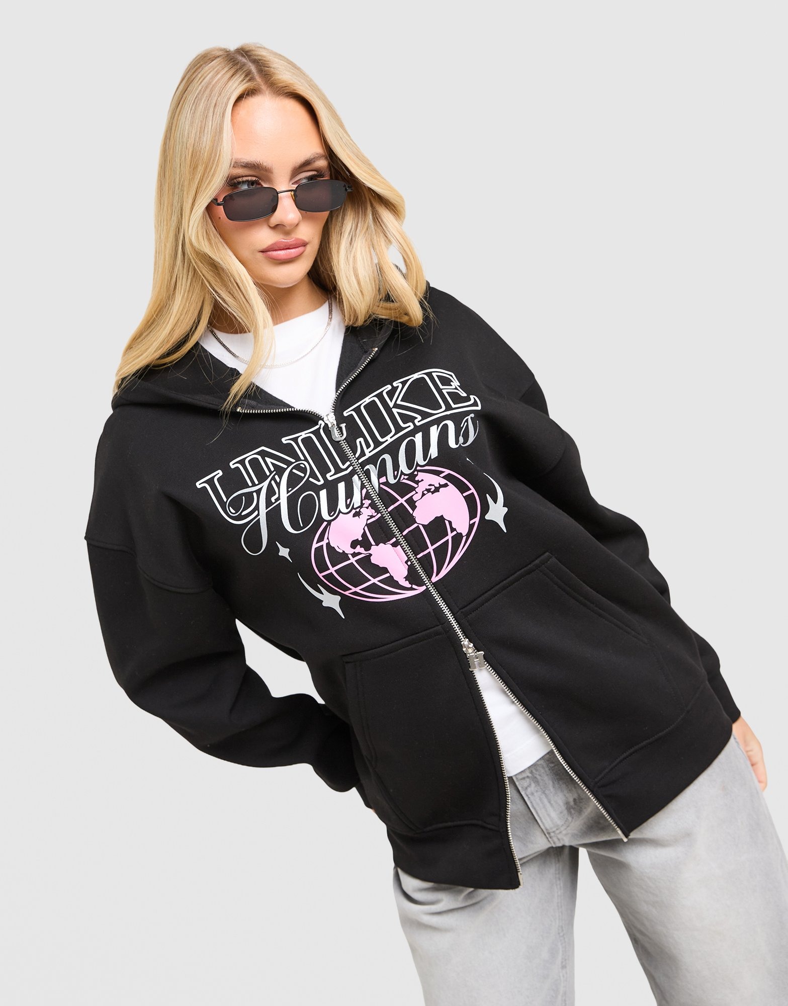 DWS 14oz “ Town” Full ZIP Hoodie Fanatics Corporate Chi-Town Full-Zip Hoodie - Black