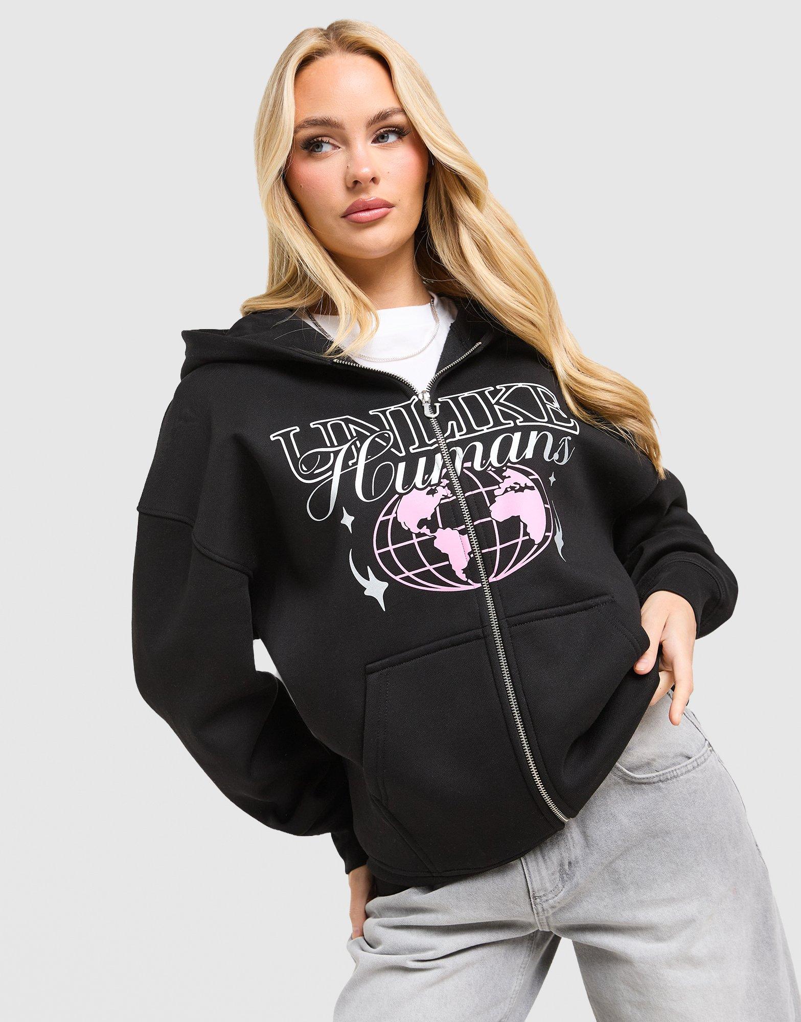 Unlike Humans Street Full Zip Hoodie