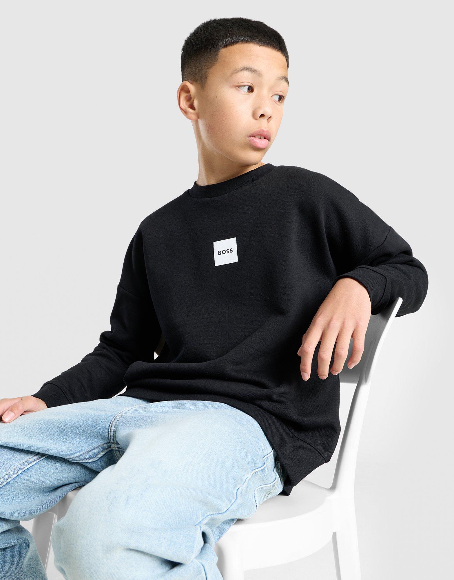 BOSS Box Logo Crew Sweatshirt Junior