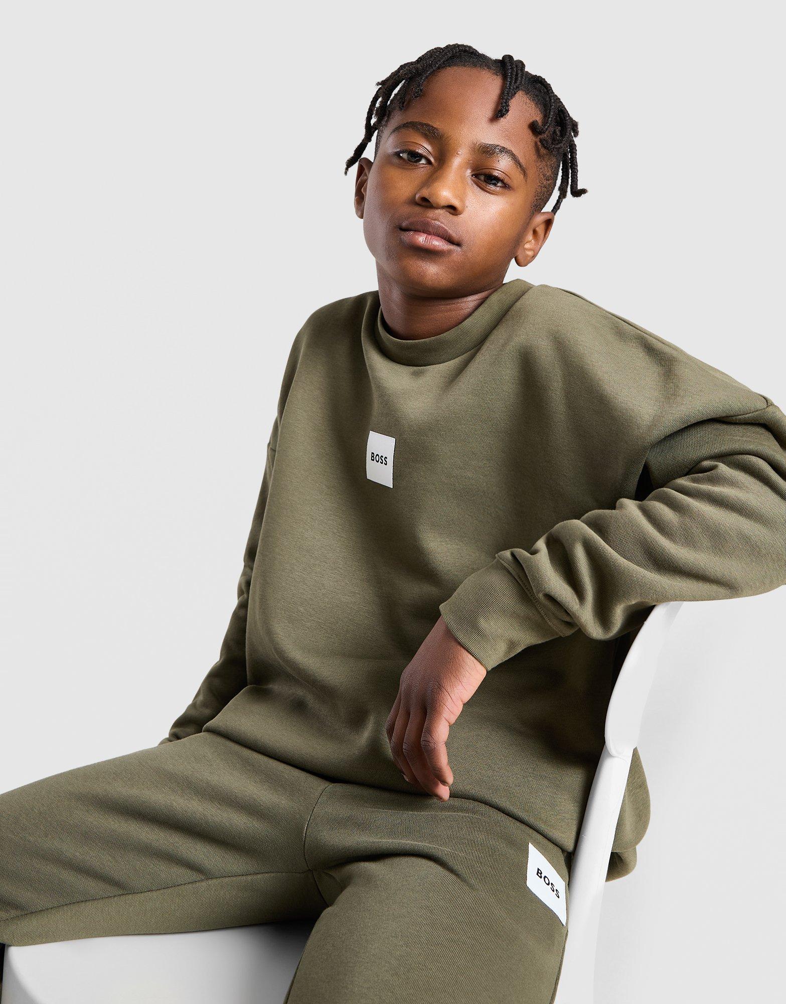 BOSS Box Logo Crew Sweatshirt Junior