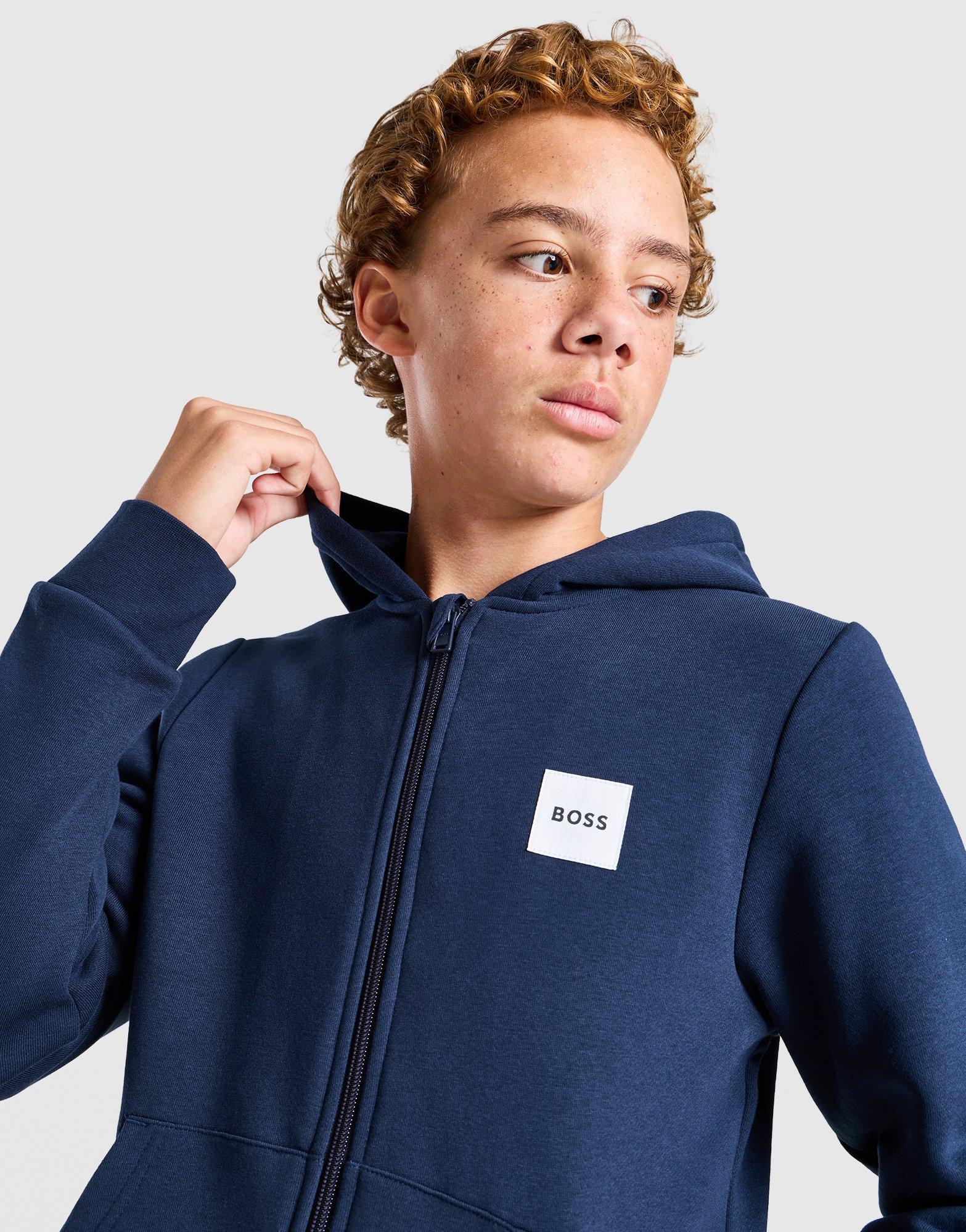 BOSS Box Logo Full Zip Tracksuit Junior