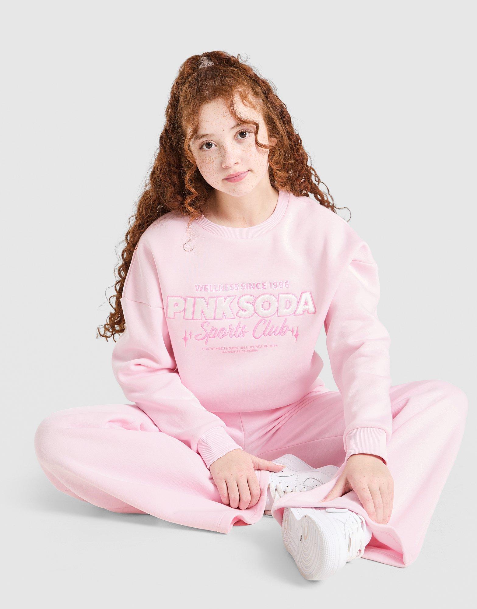 Pink Soda Sport Girls' Holiday Crew Sweatshirt Junior