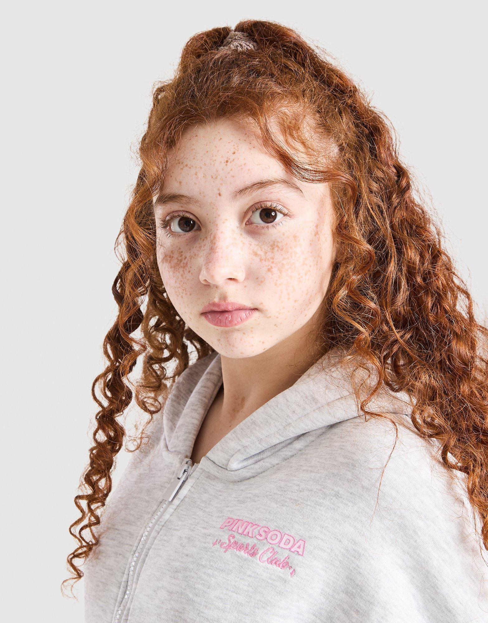 Pink Soda Sport Girls' Holiday Cropped Hoodie Junior