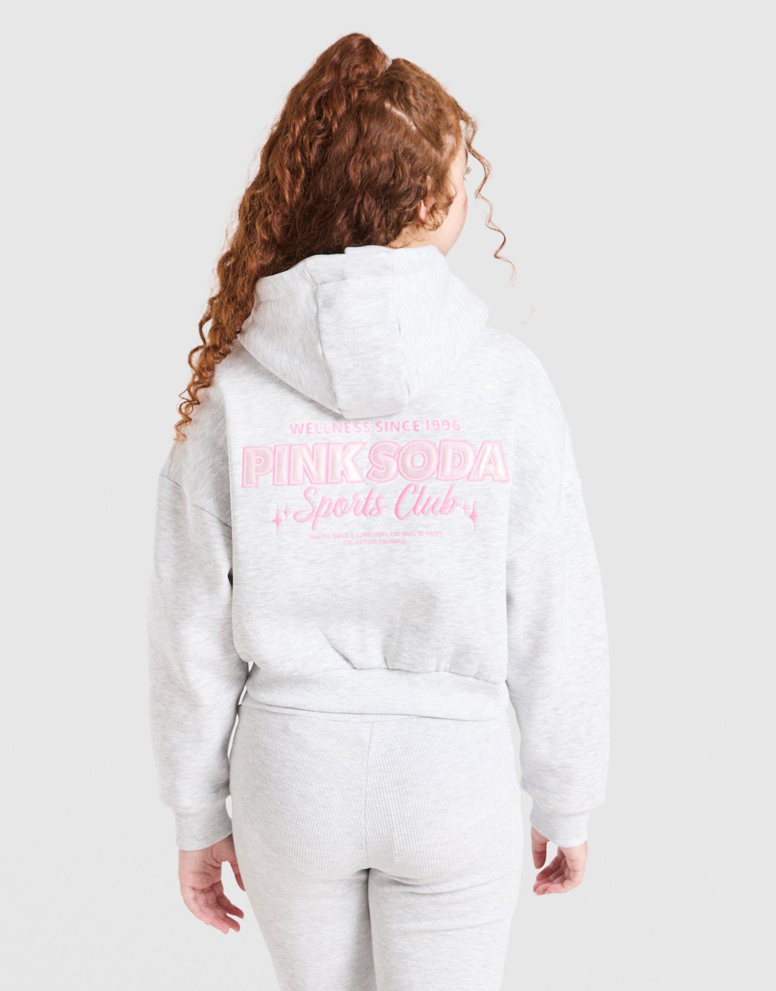 Pink Soda Sport Girls' Holiday Cropped Hoodie Junior