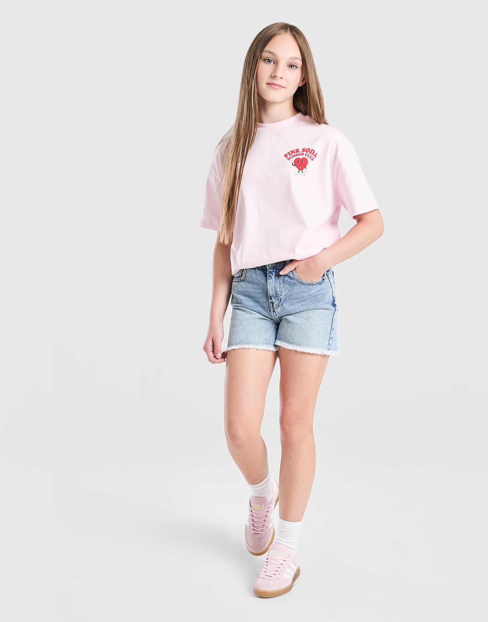 Pink Soda Sport Girls' Denim Shorts Junior