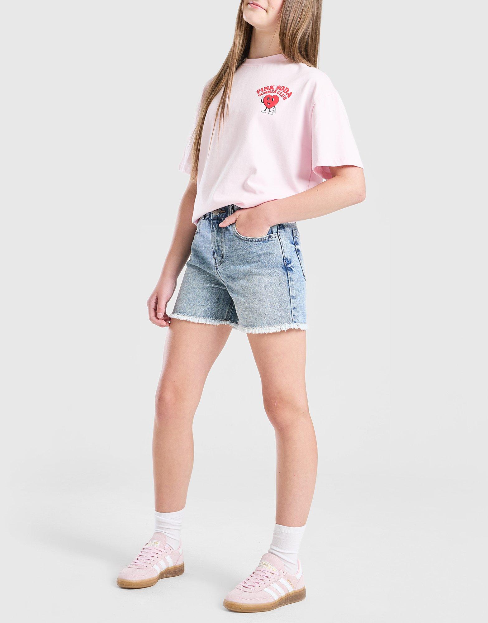 Pink Soda Sport Girls' Denim Shorts Junior