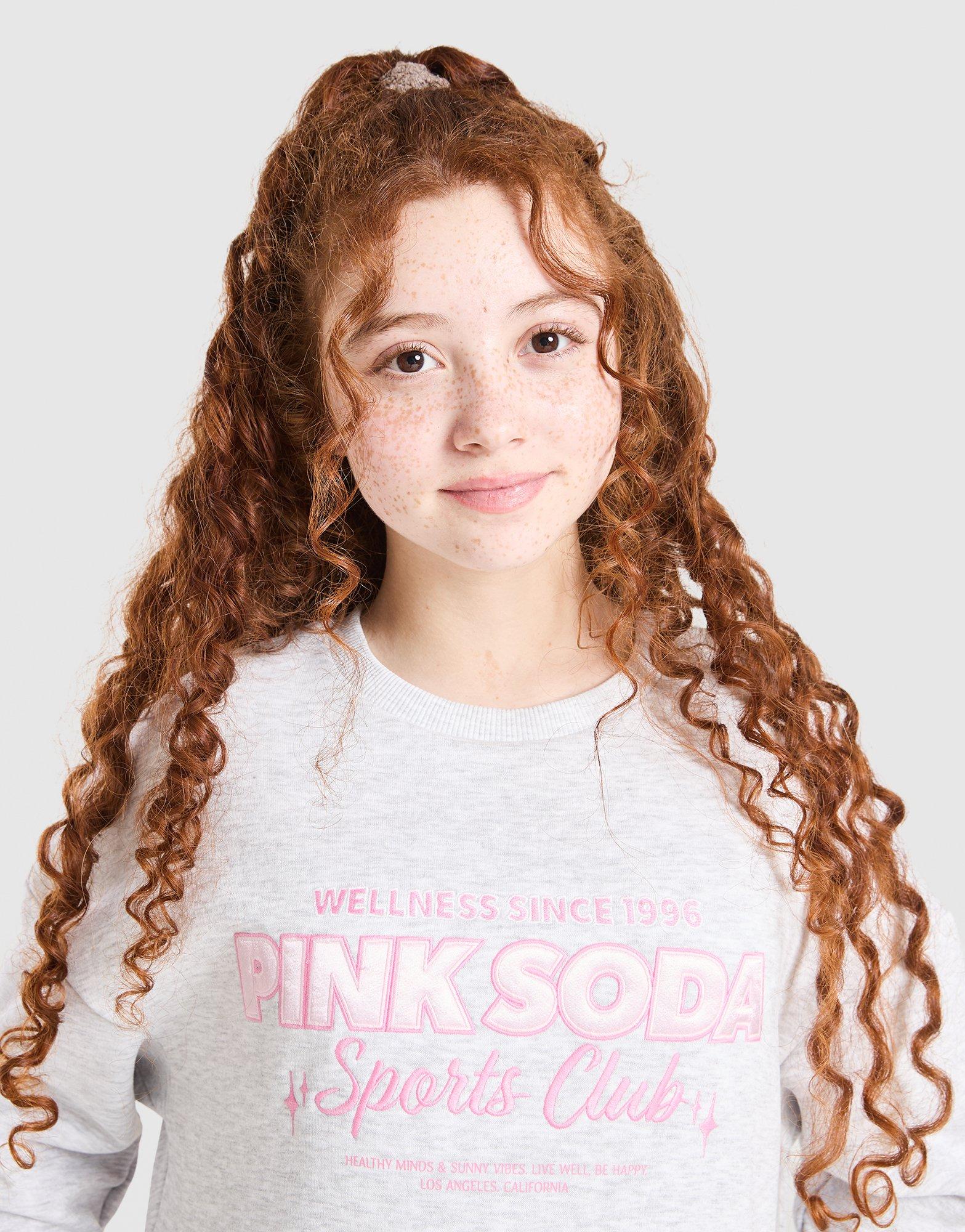Pink Soda Sport Girls' Holiday Crew Sweatshirt Junior